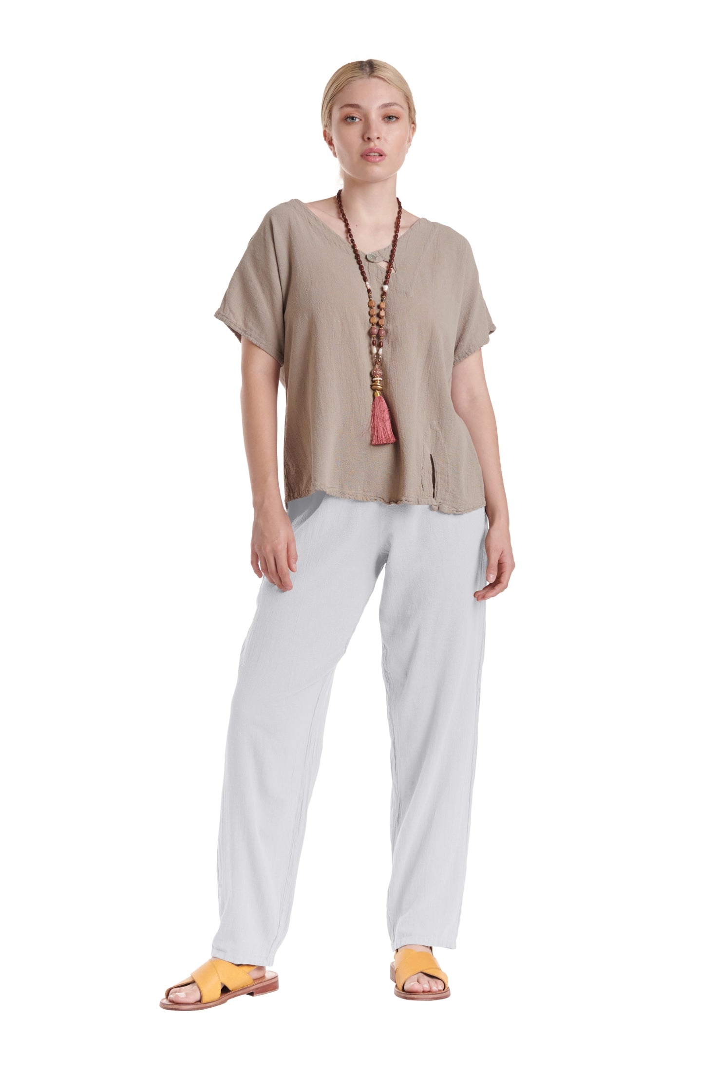 Dolphin Cotton Gauze Pants-Oh My Gauze