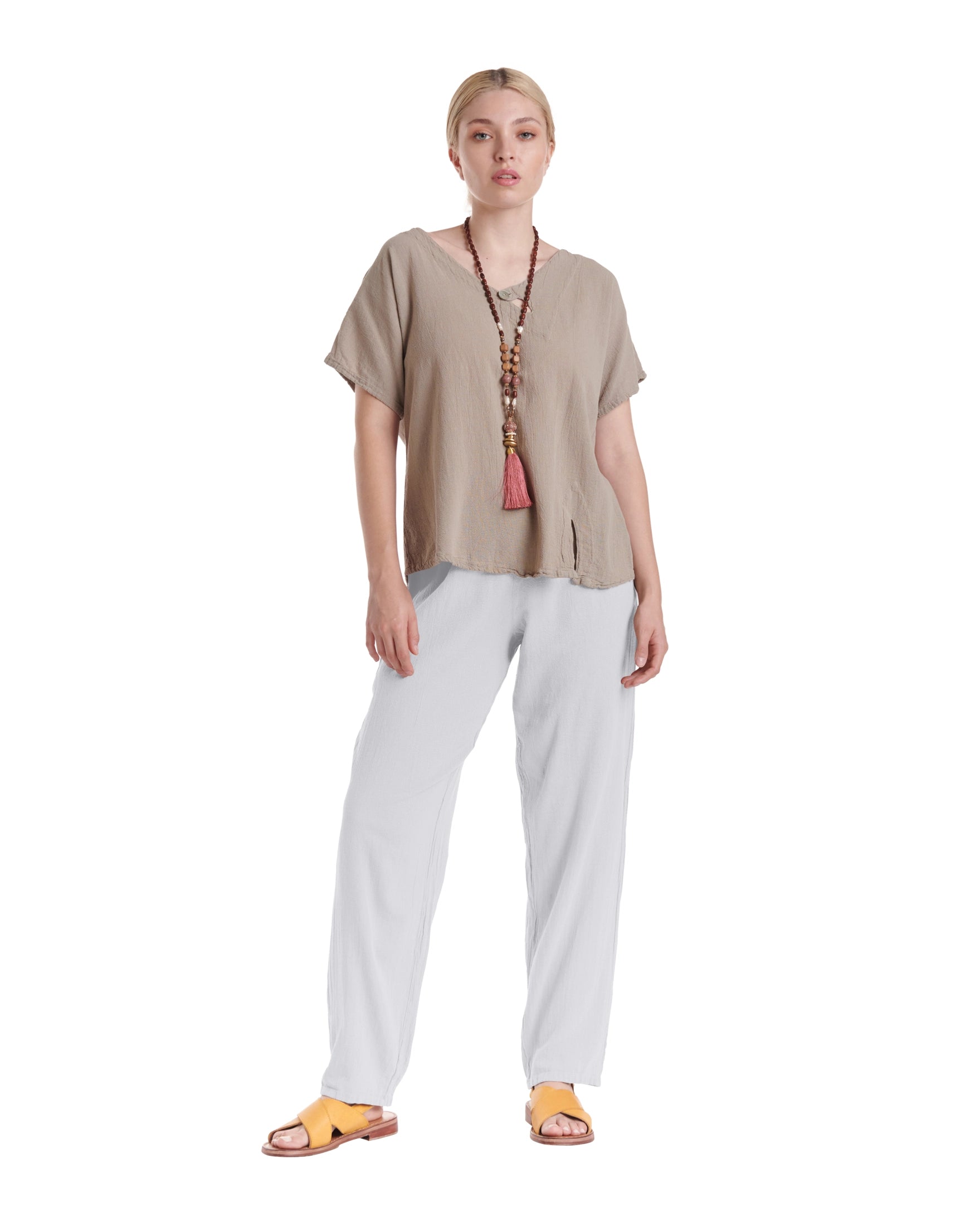 Dolphin Cotton Gauze Pants-Oh My Gauze