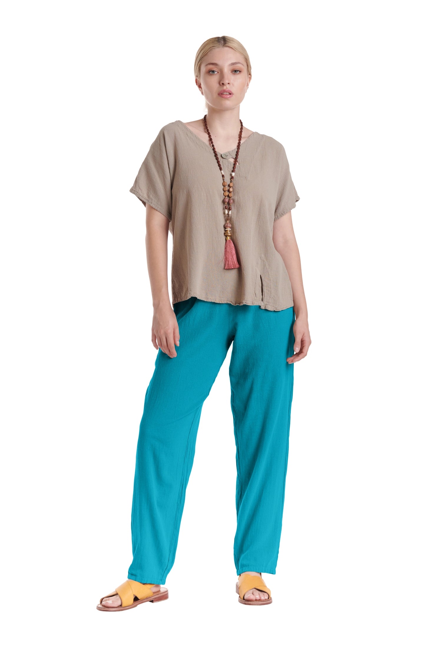 Dolphin Cotton Gauze Pants-Oh My Gauze