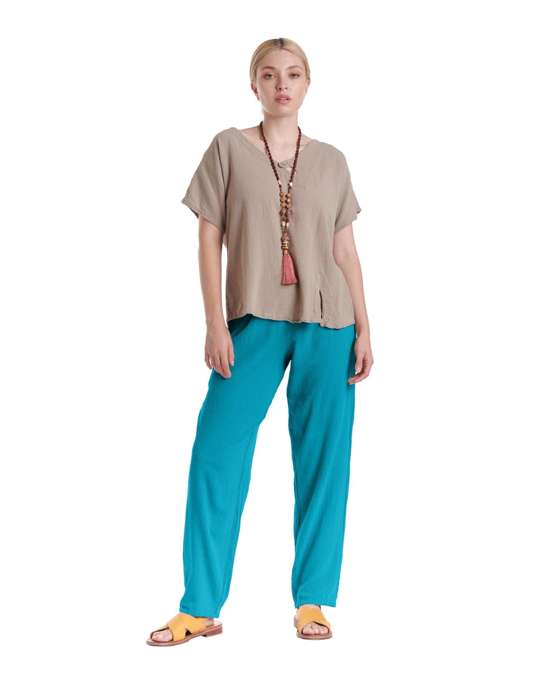 Dolphin Cotton Gauze Pants-Oh My Gauze