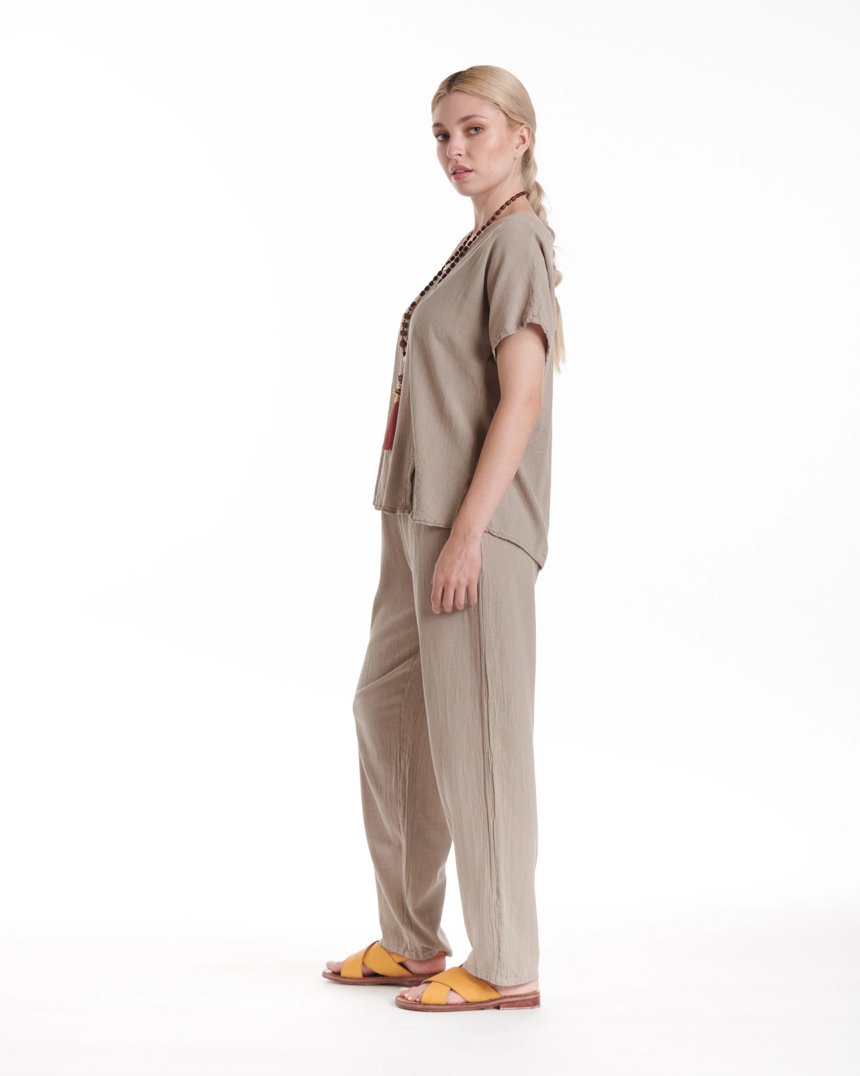Dolphin Cotton Gauze Pants-Oh My Gauze