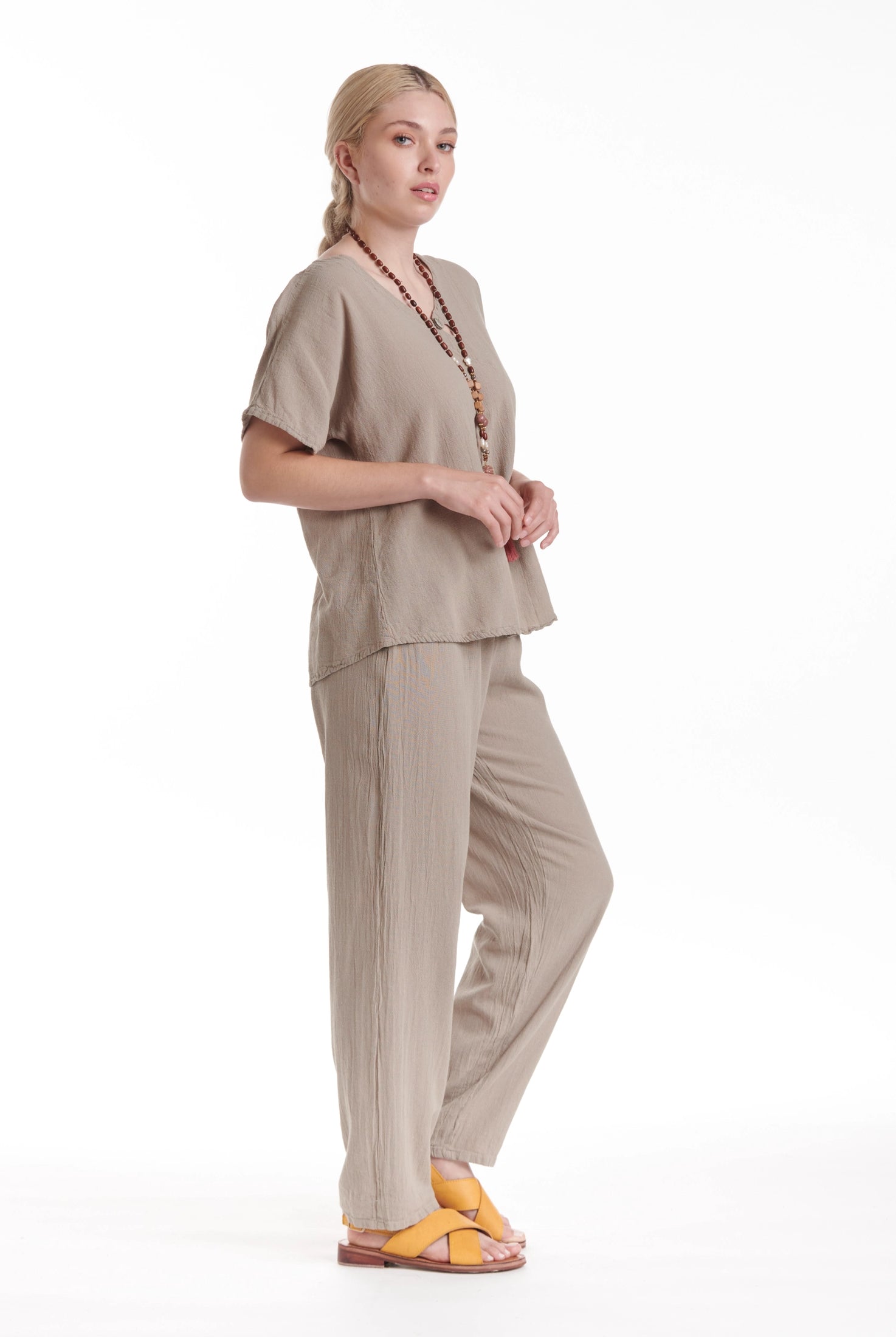 Dolphin Cotton Gauze Pants-Oh My Gauze
