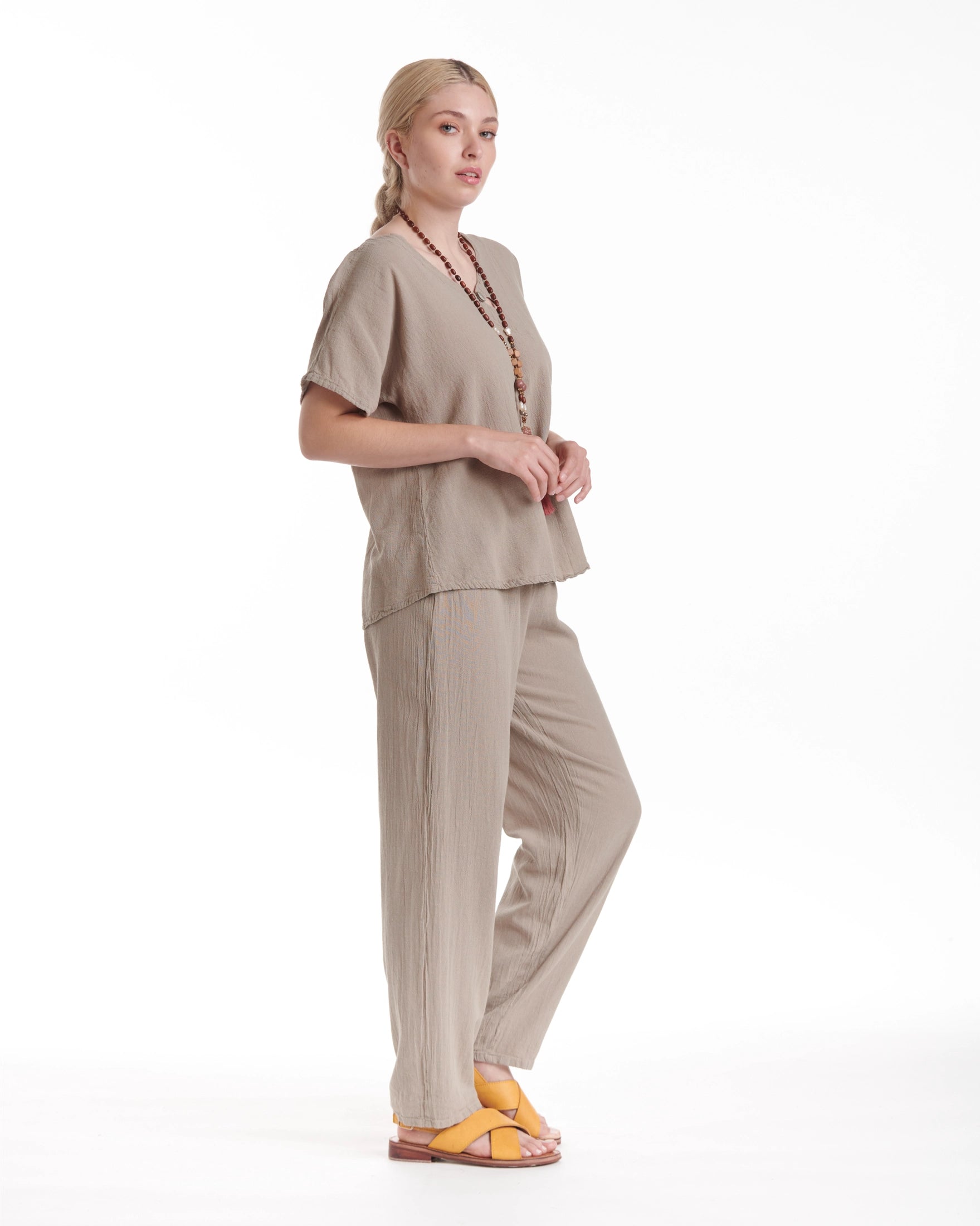 Dolphin Cotton Gauze Pants-Oh My Gauze