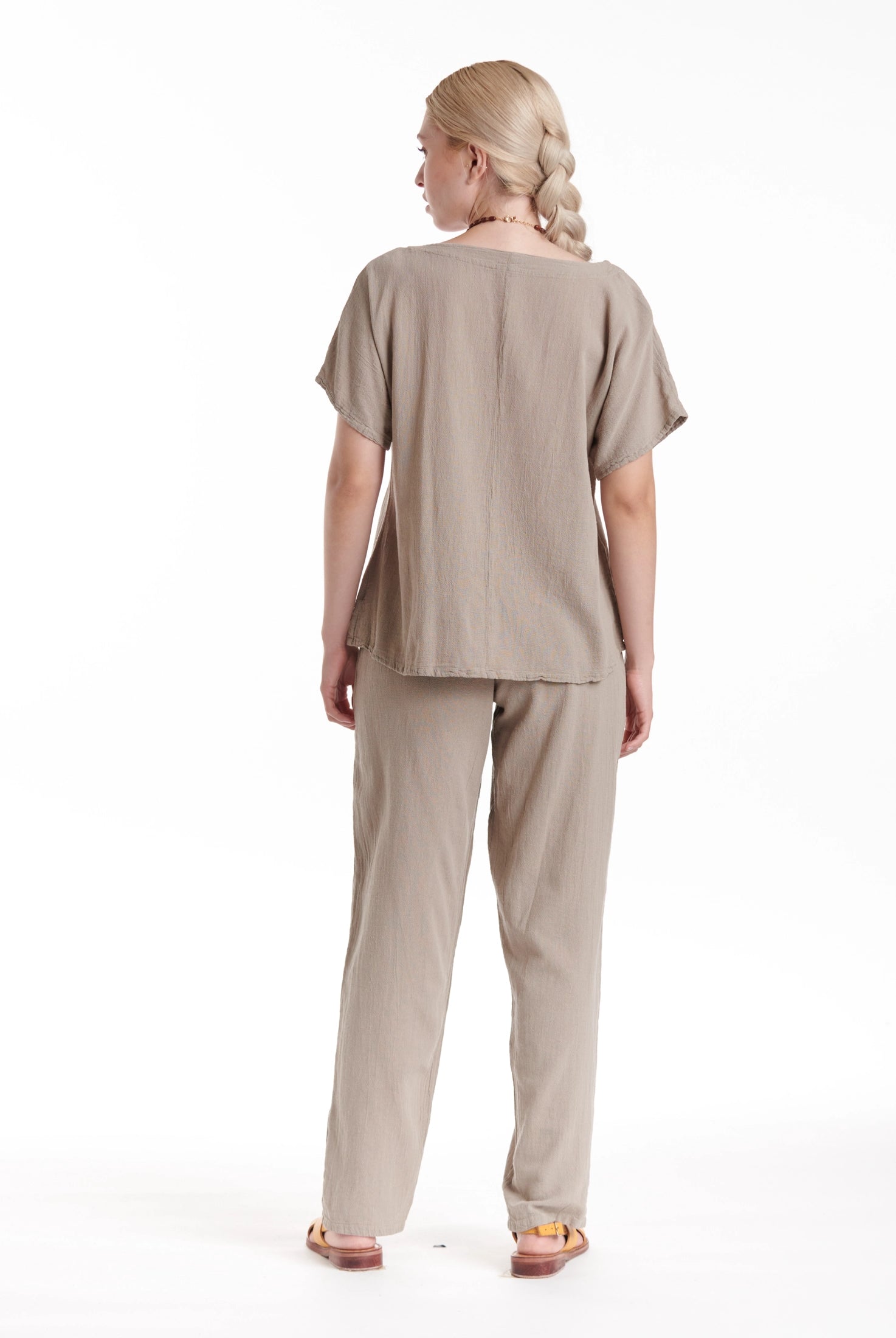 Dolphin Cotton Gauze Pants-Oh My Gauze