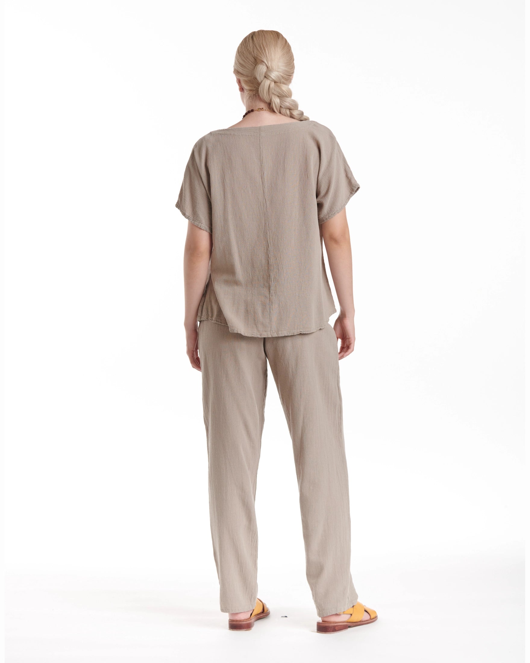 Dolphin Cotton Gauze Pants-Oh My Gauze