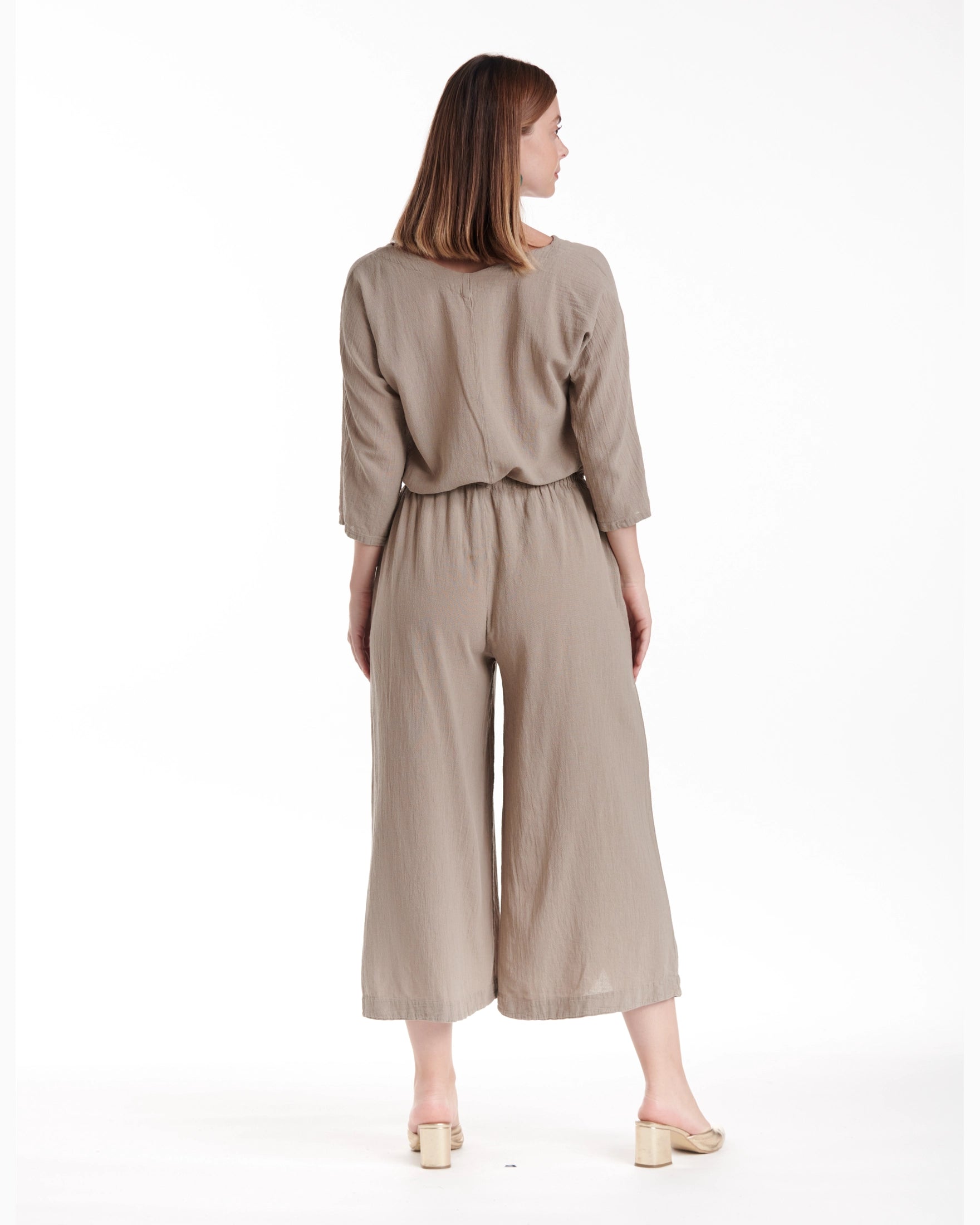 Dotty Cotton Gauze Pants – New Arrival-Oh My Gauze