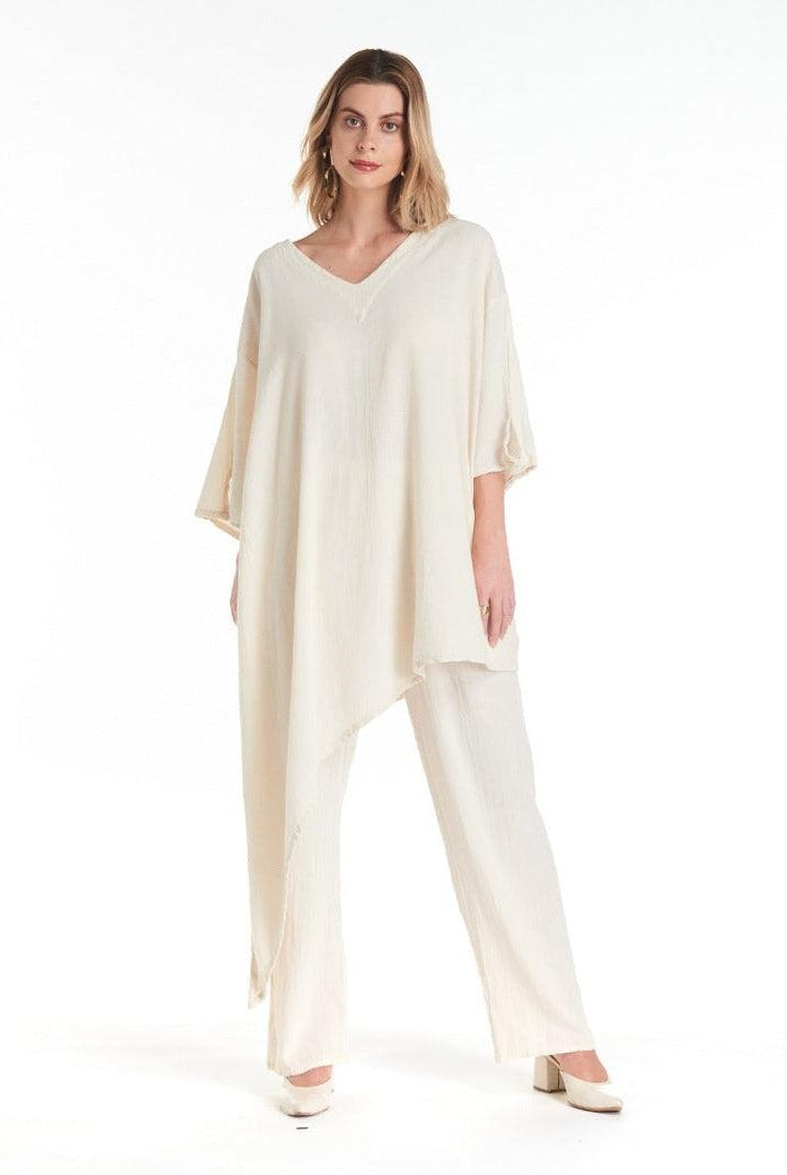 Drama Cotton Gauze Blouse-Oh My Gauze