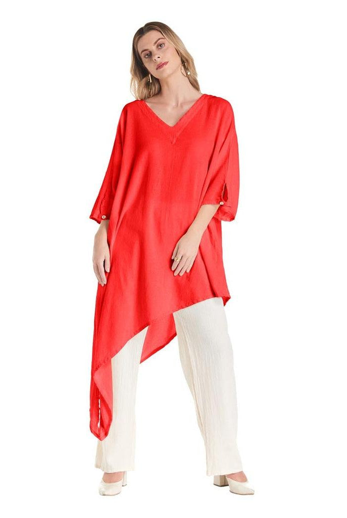 Drama Cotton Gauze Blouse-Oh My Gauze