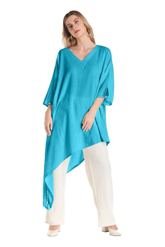 Drama Cotton Gauze Blouse-Oh My Gauze