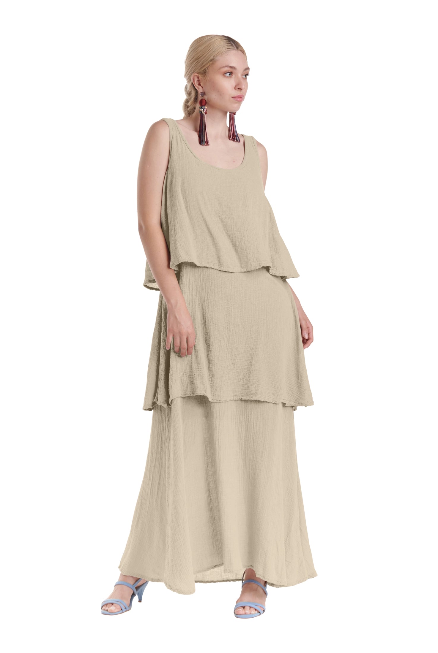 Dream Cotton Gauze Dress-Oh My Gauze