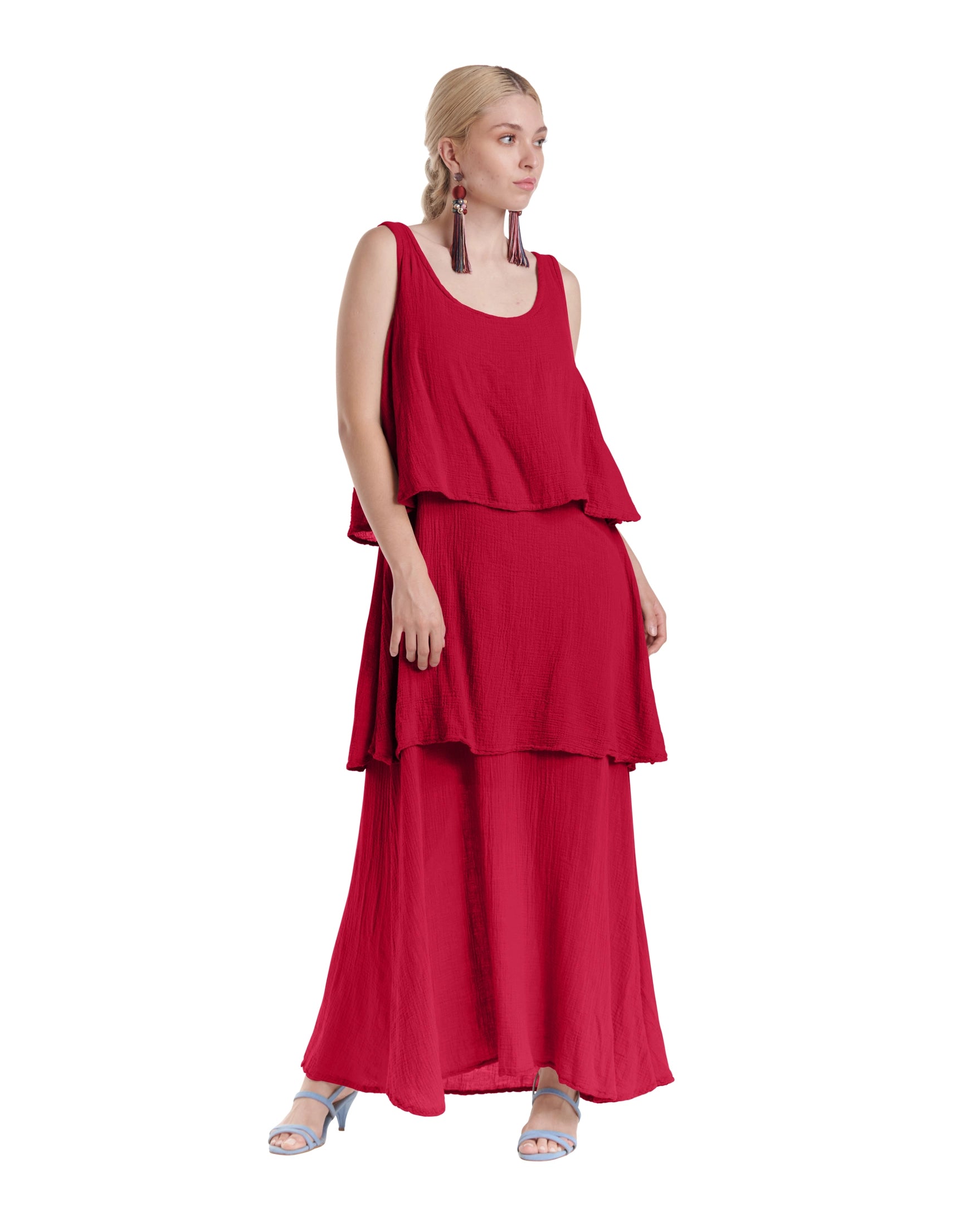 Dream Cotton Gauze Dress-Oh My Gauze