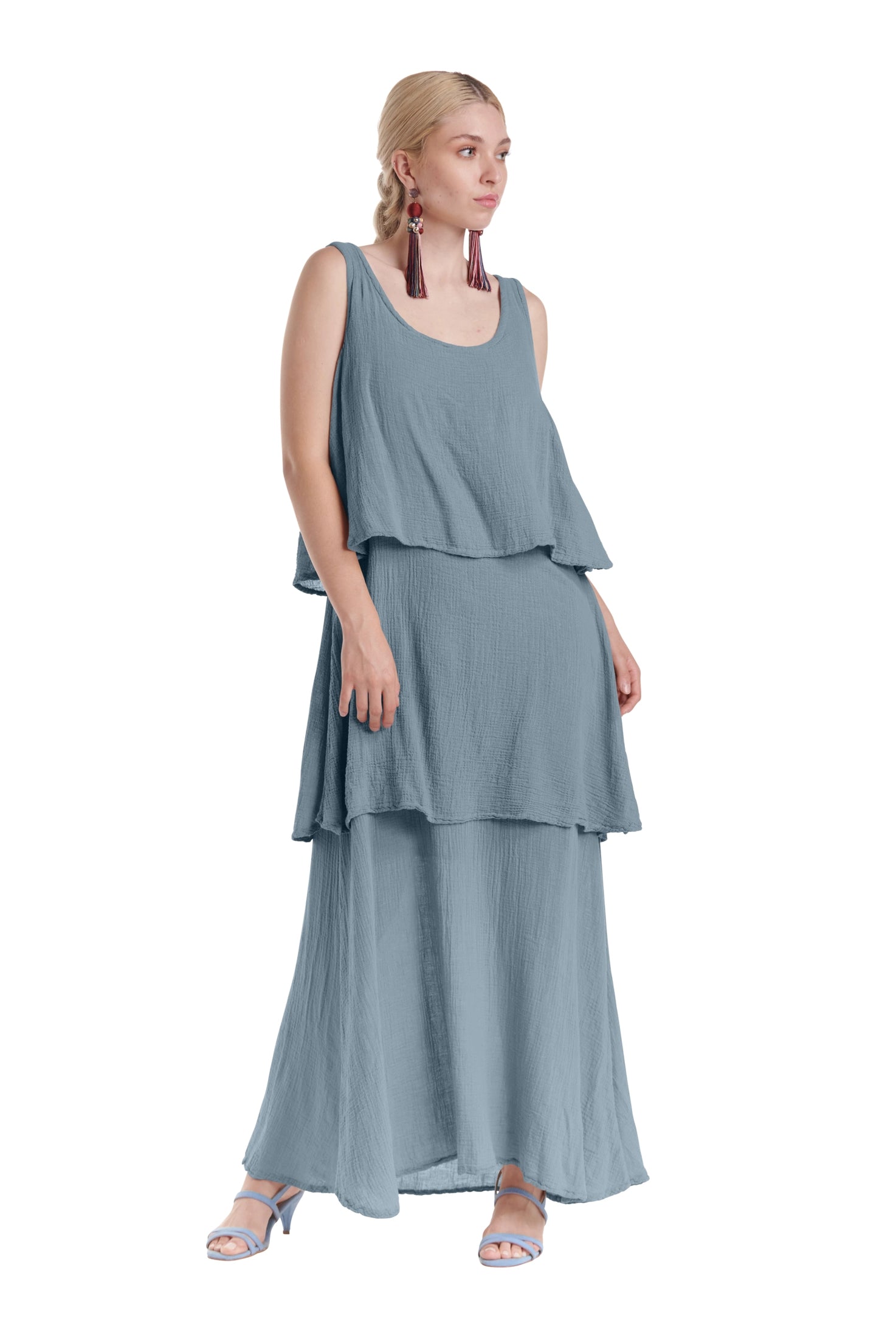Dream Cotton Gauze Dress-Oh My Gauze