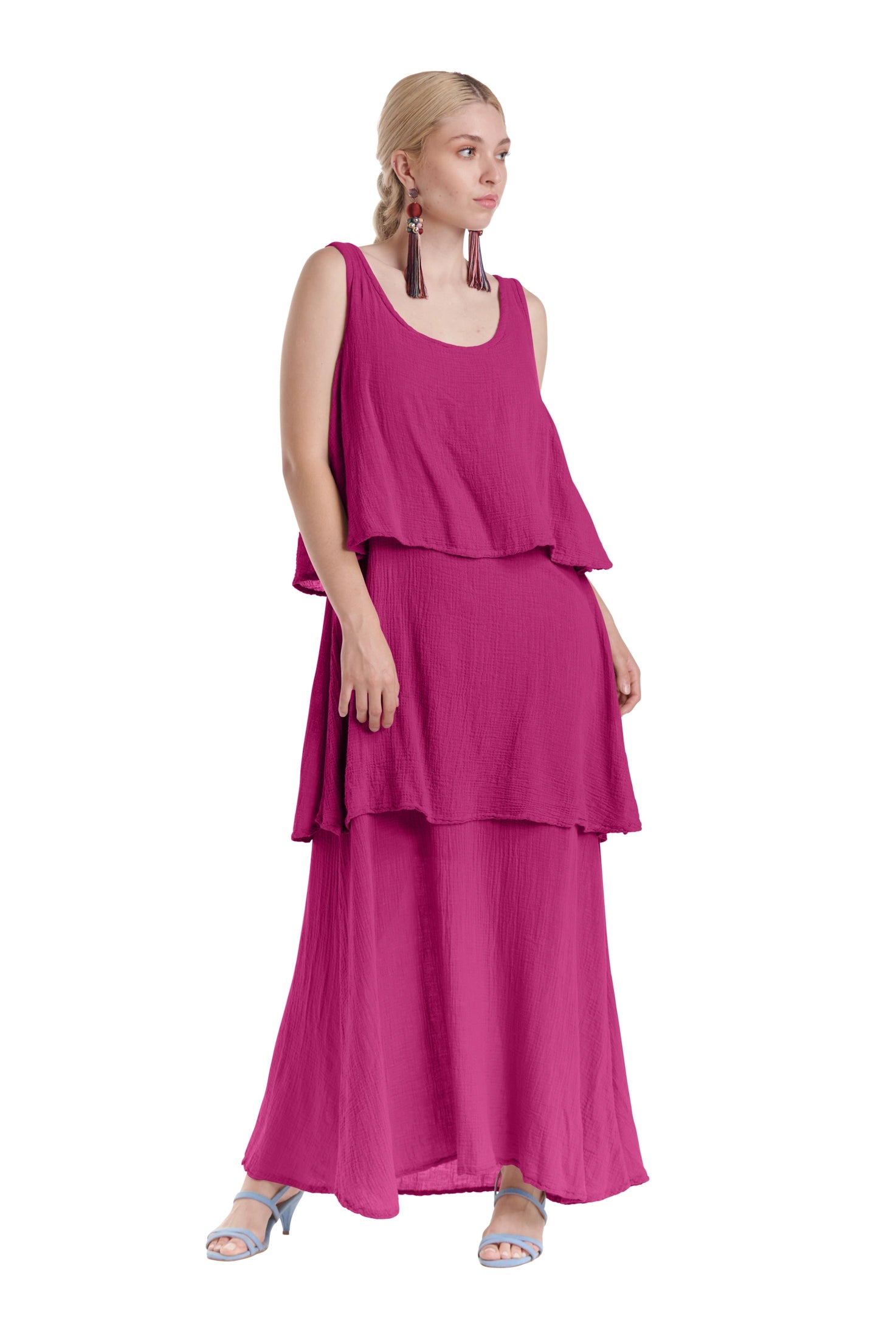 Dream Cotton Gauze Dress-Oh My Gauze