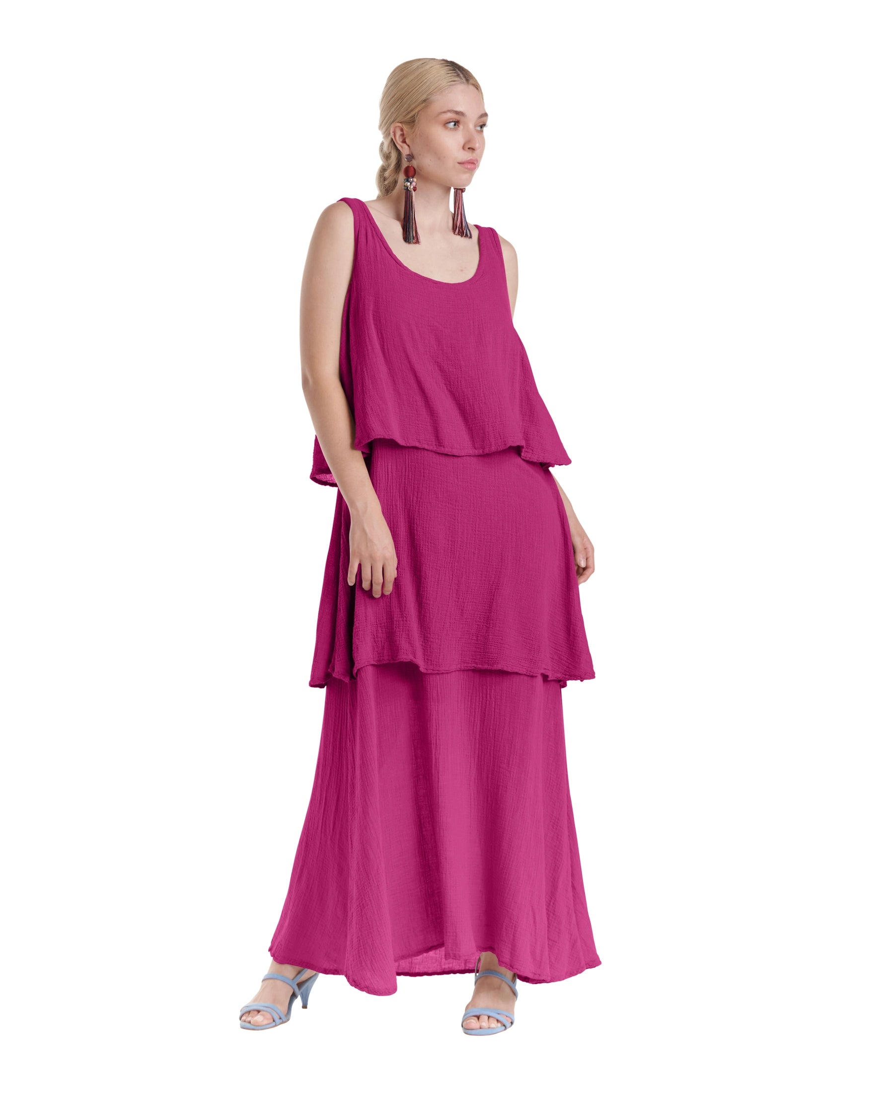 Dream Cotton Gauze Dress-Oh My Gauze