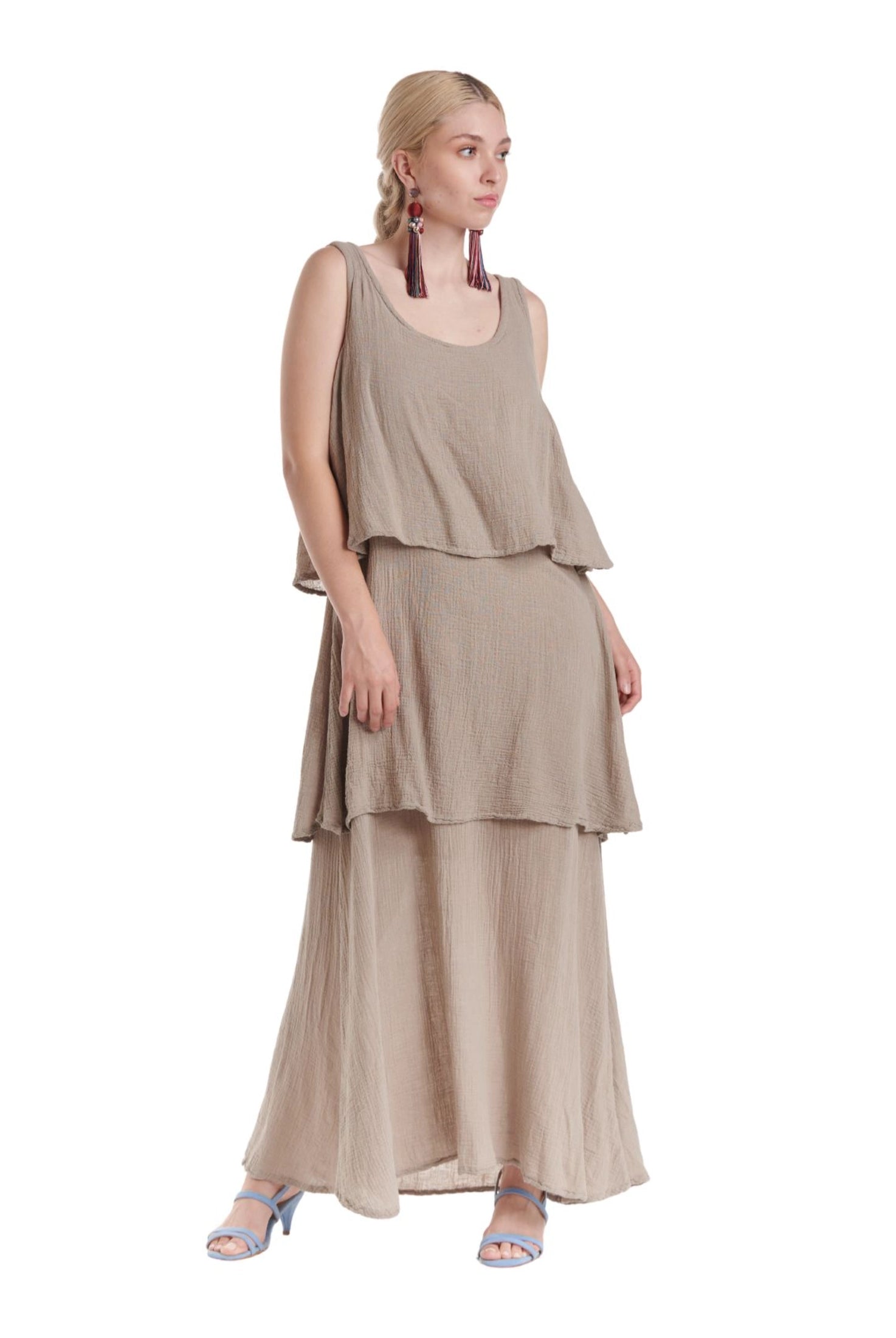 Dream Cotton Gauze Dress-Oh My Gauze