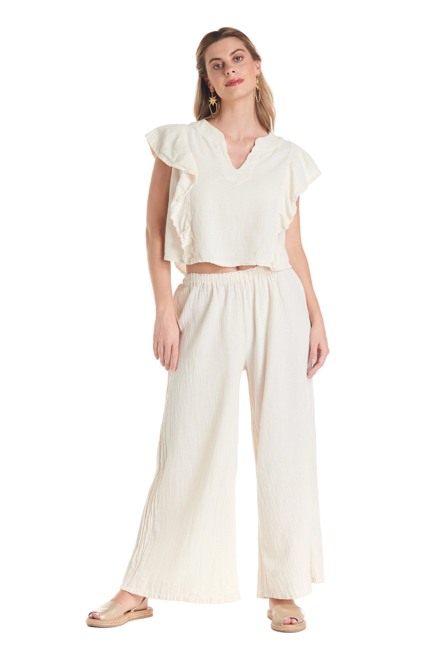 Emmeline Cotton Gauze Blouse – Final Sale-Oh My Gauze