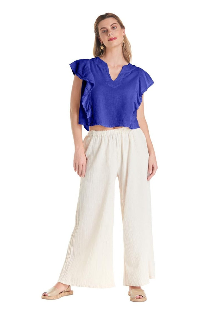 Emmeline Cotton Gauze Blouse – Final Sale-Oh My Gauze