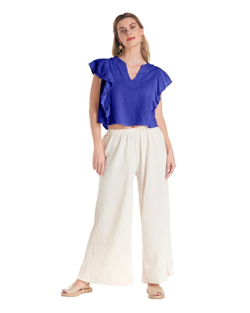 Emmeline Cotton Gauze Blouse – Final Sale-Oh My Gauze