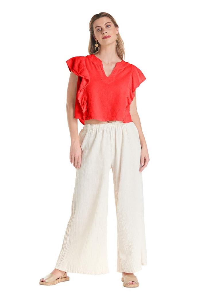 Emmeline Cotton Gauze Blouse – Final Sale-Oh My Gauze