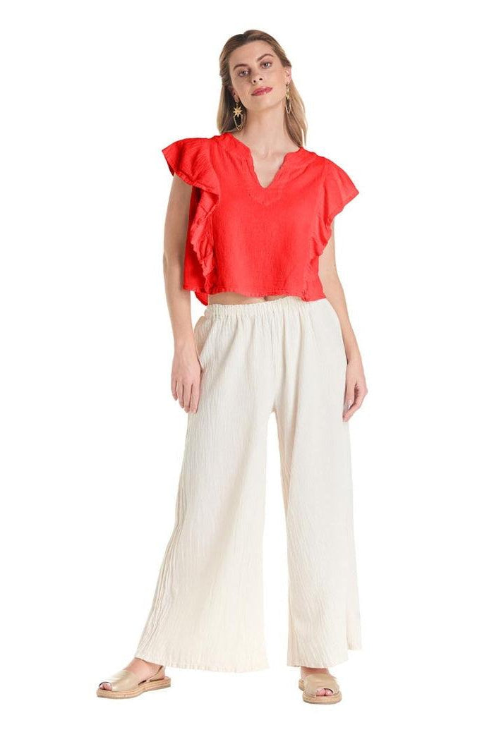 Emmeline Cotton Gauze Blouse – Final Sale-Oh My Gauze