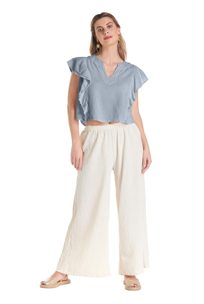 Emmeline Cotton Gauze Blouse – Final Sale-Oh My Gauze