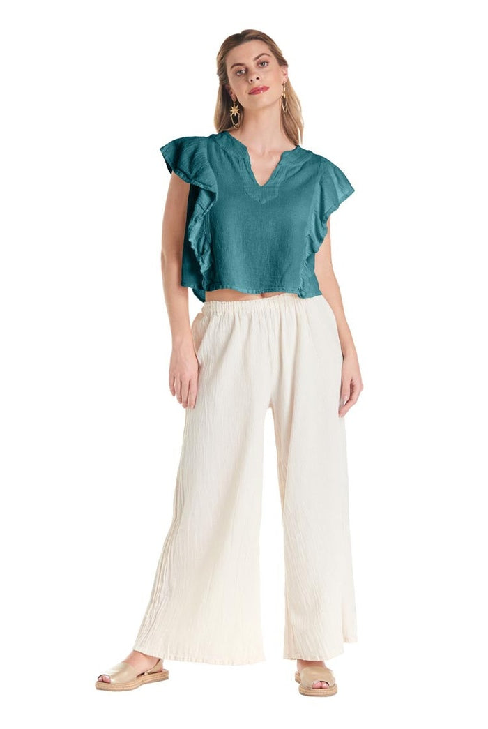Emmeline Cotton Gauze Blouse – Final Sale-Oh My Gauze