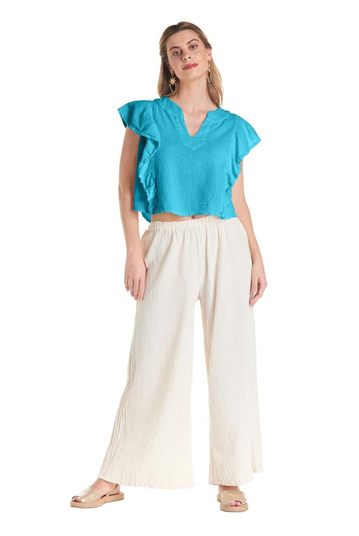 Emmeline Cotton Gauze Blouse – Final Sale-Oh My Gauze