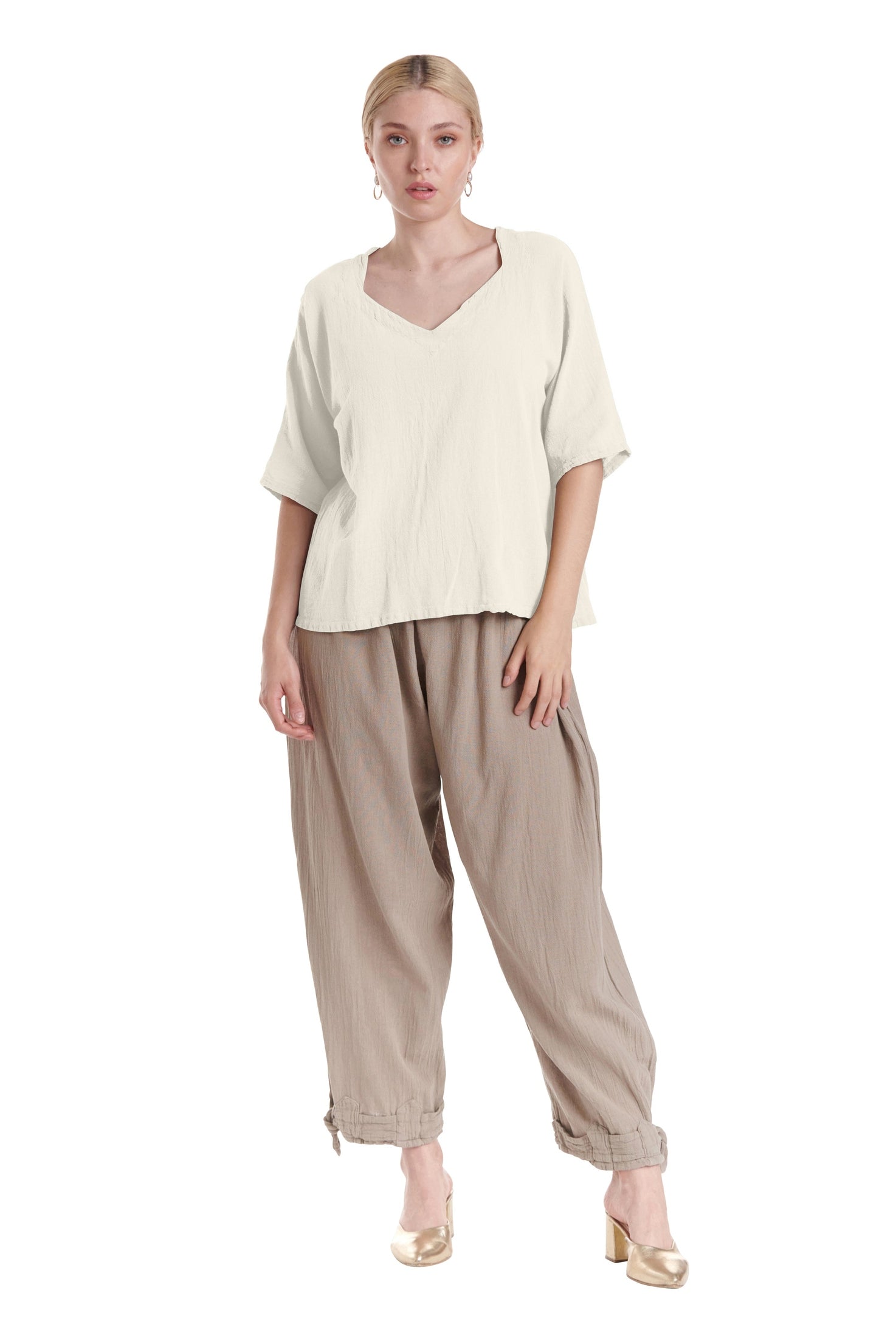 Erin Cotton Gauze Blouse-Oh My Gauze