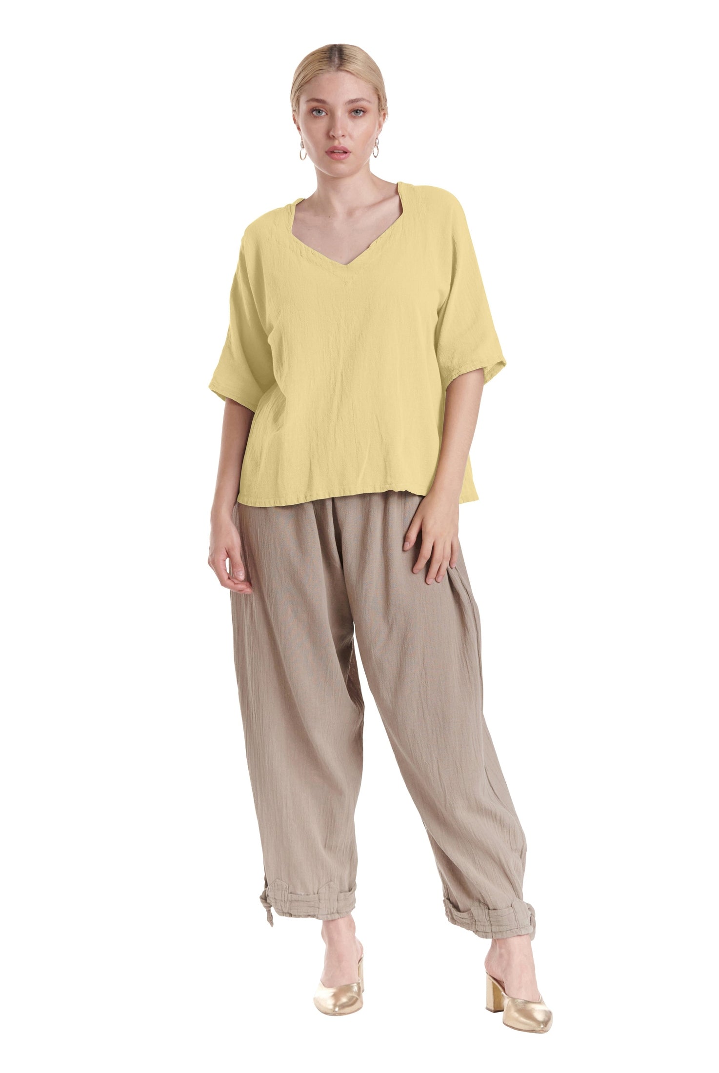 Erin Cotton Gauze Blouse-Oh My Gauze