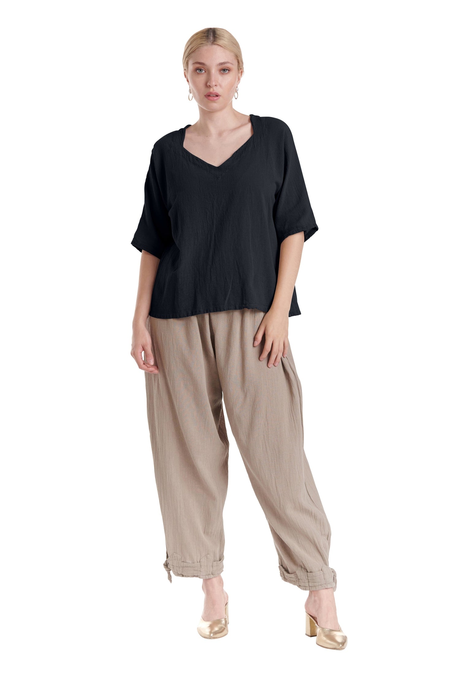 Erin Cotton Gauze Blouse-Oh My Gauze