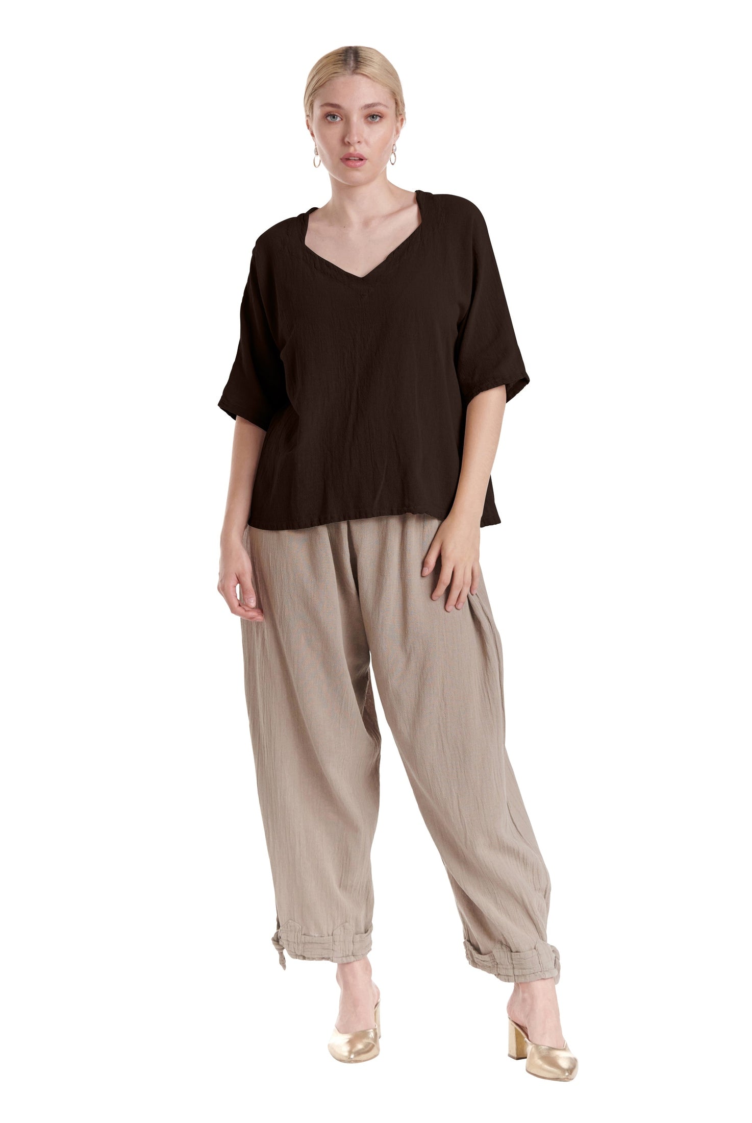 Erin Cotton Gauze Blouse-Oh My Gauze