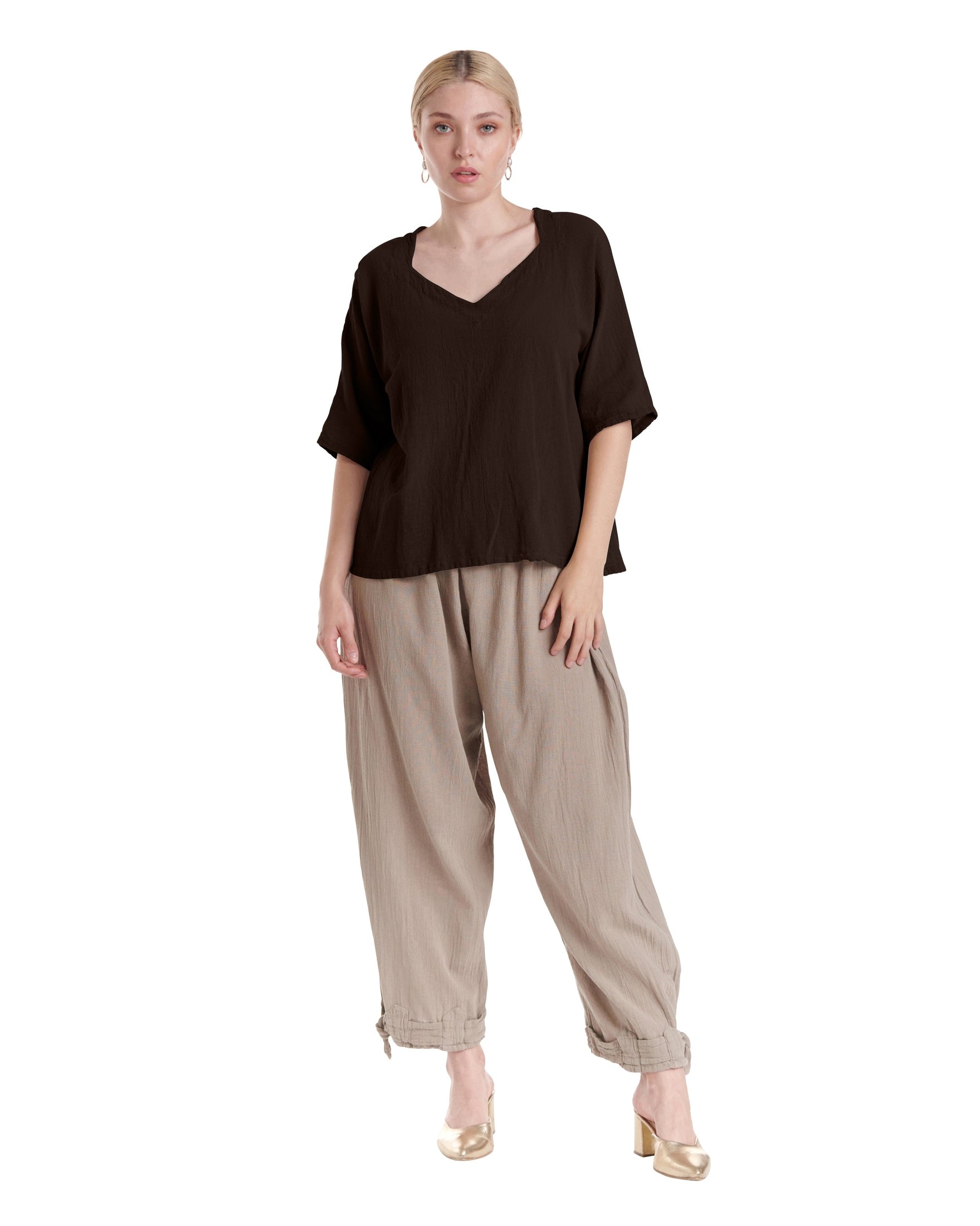 Erin Cotton Gauze Blouse-Oh My Gauze