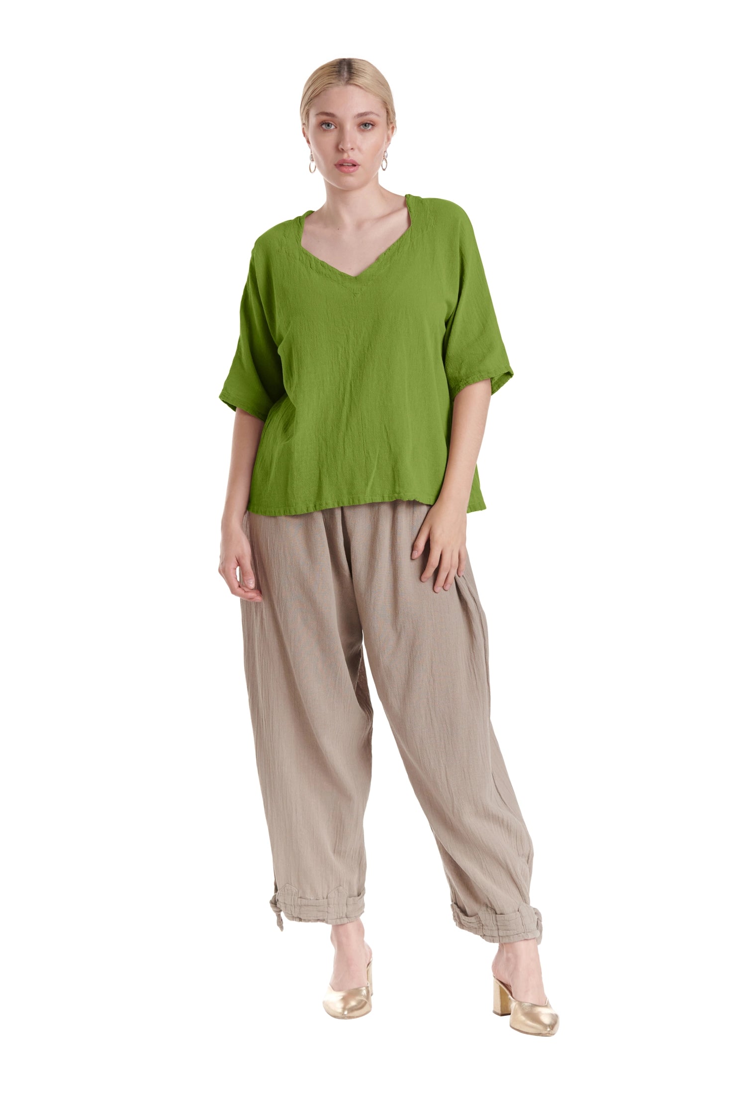 Erin Cotton Gauze Blouse-Oh My Gauze