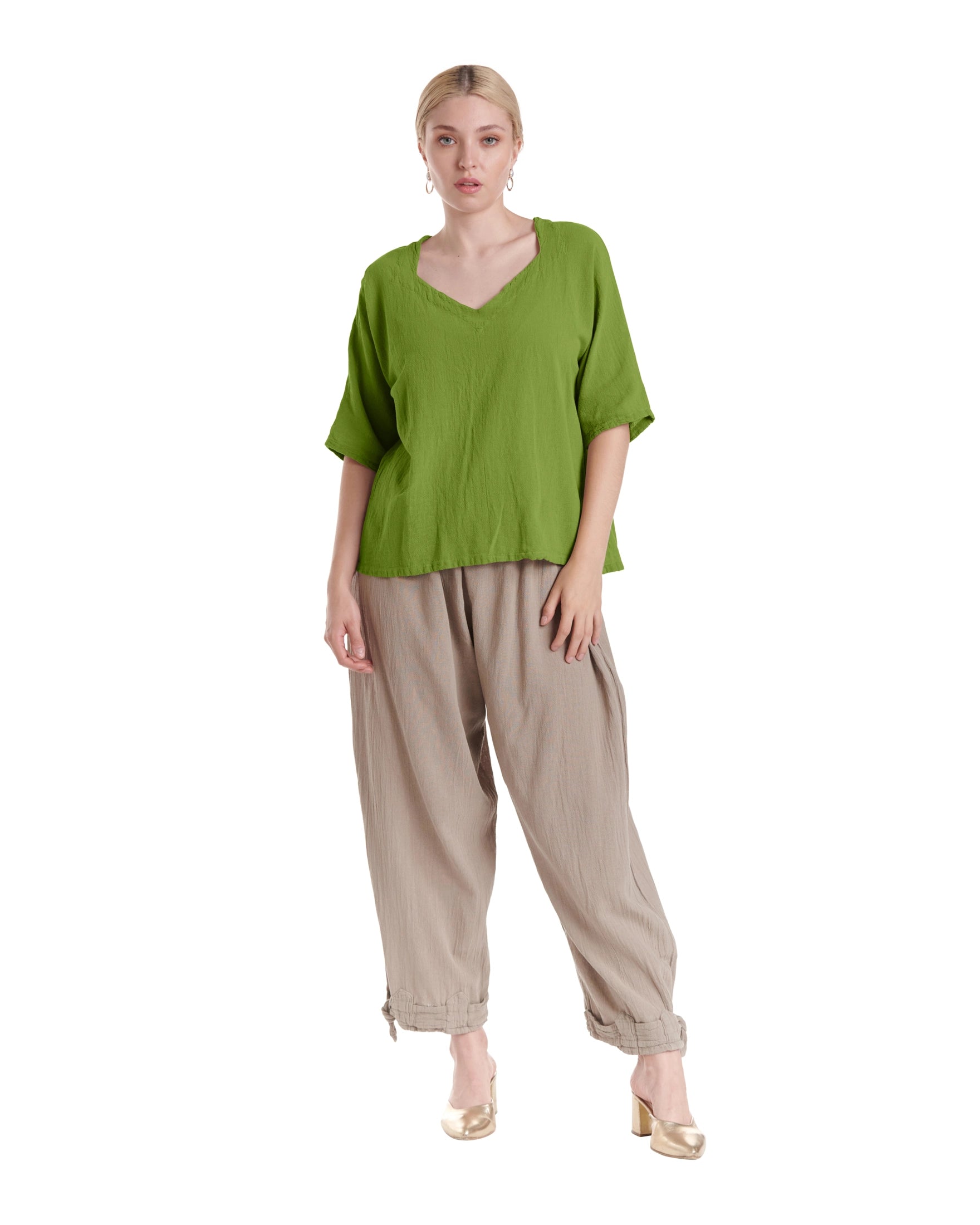 Erin Cotton Gauze Blouse-Oh My Gauze