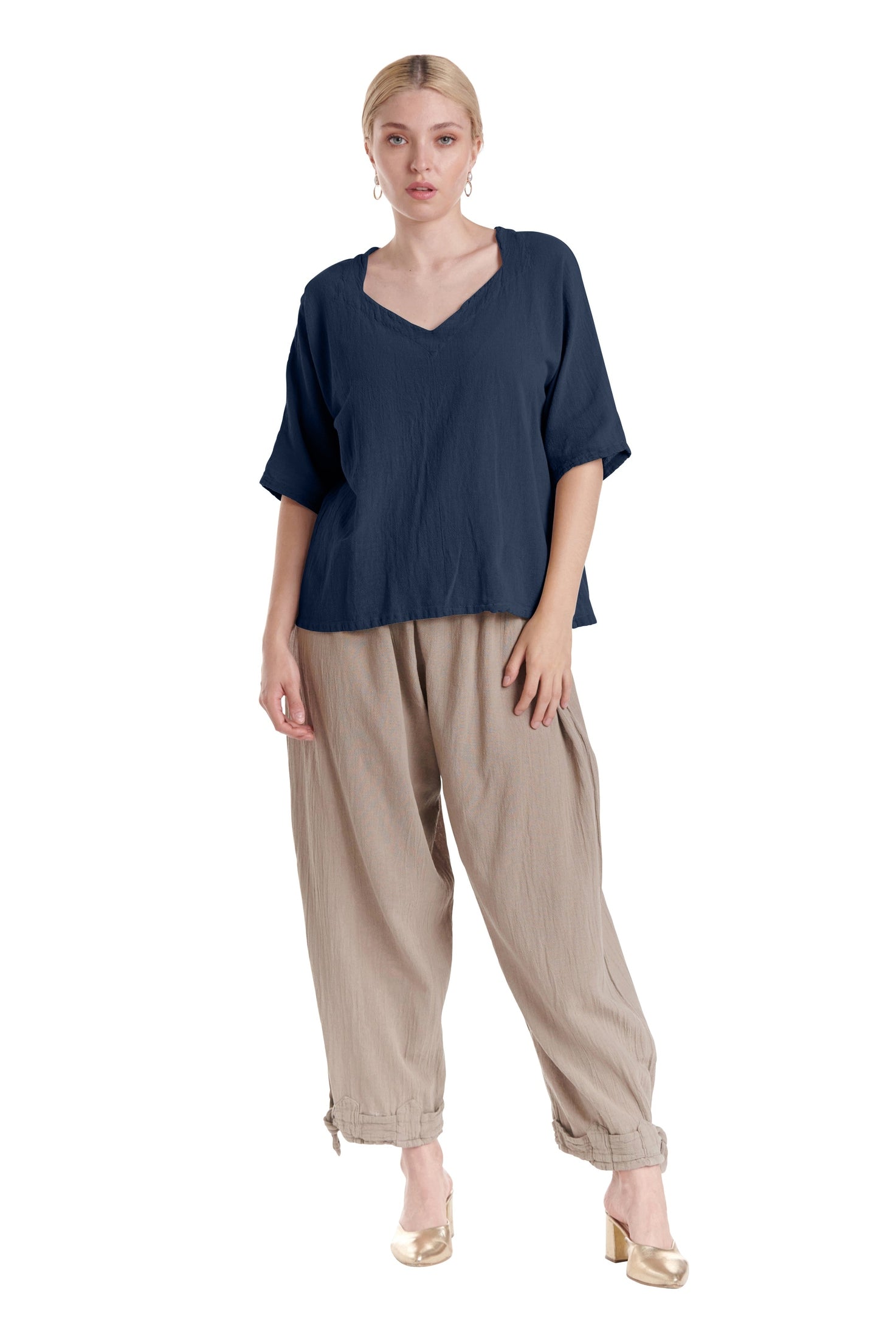 Erin Cotton Gauze Blouse-Oh My Gauze