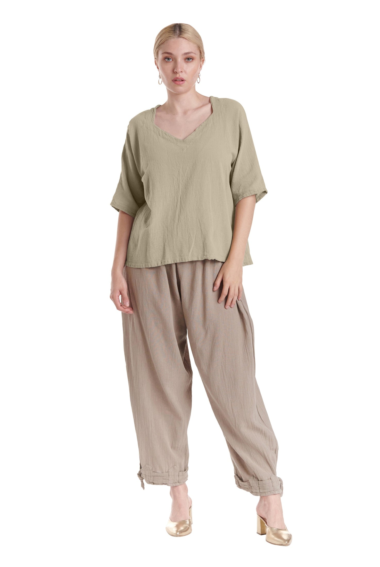 Erin Cotton Gauze Blouse-Oh My Gauze