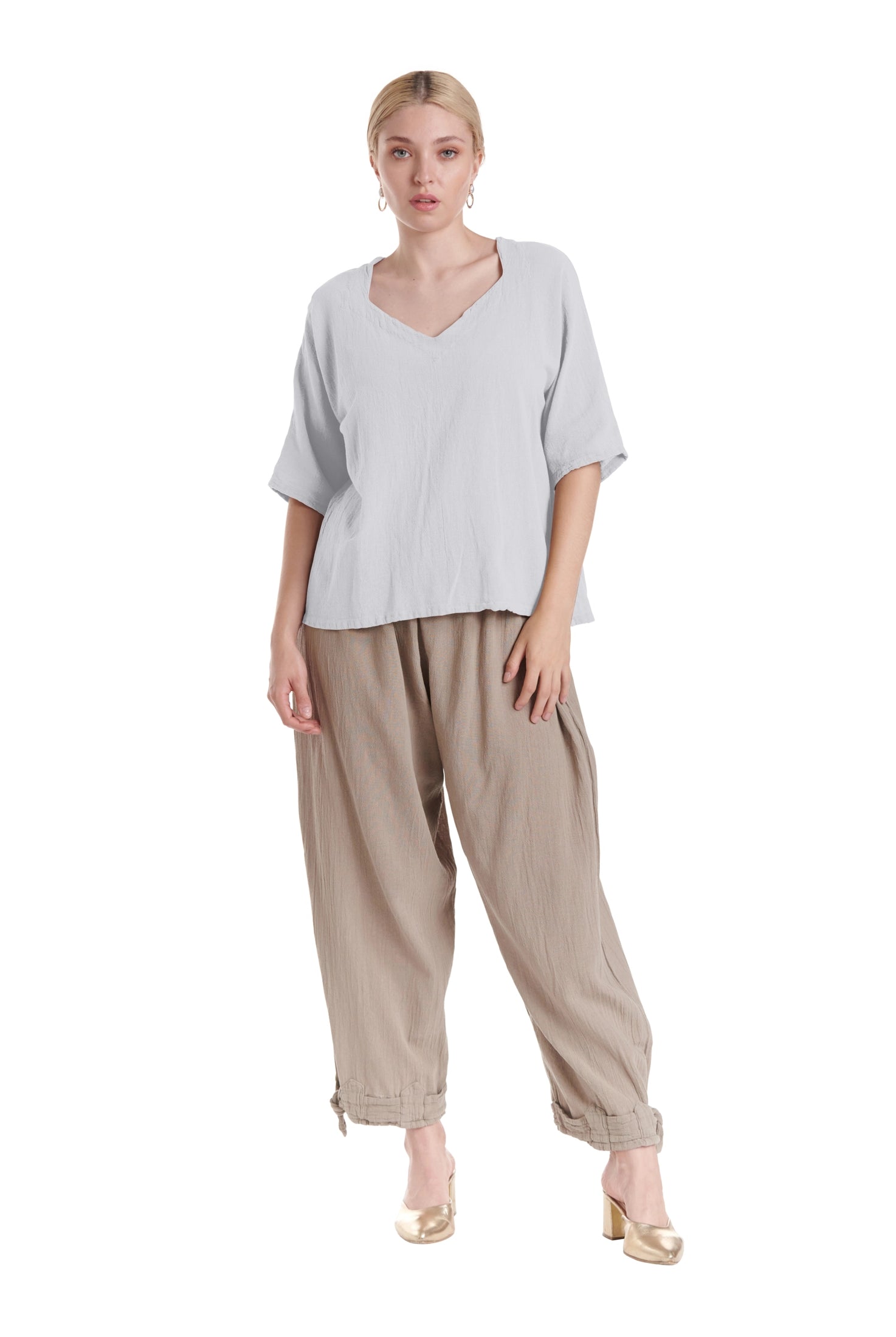 Erin Cotton Gauze Blouse-Oh My Gauze