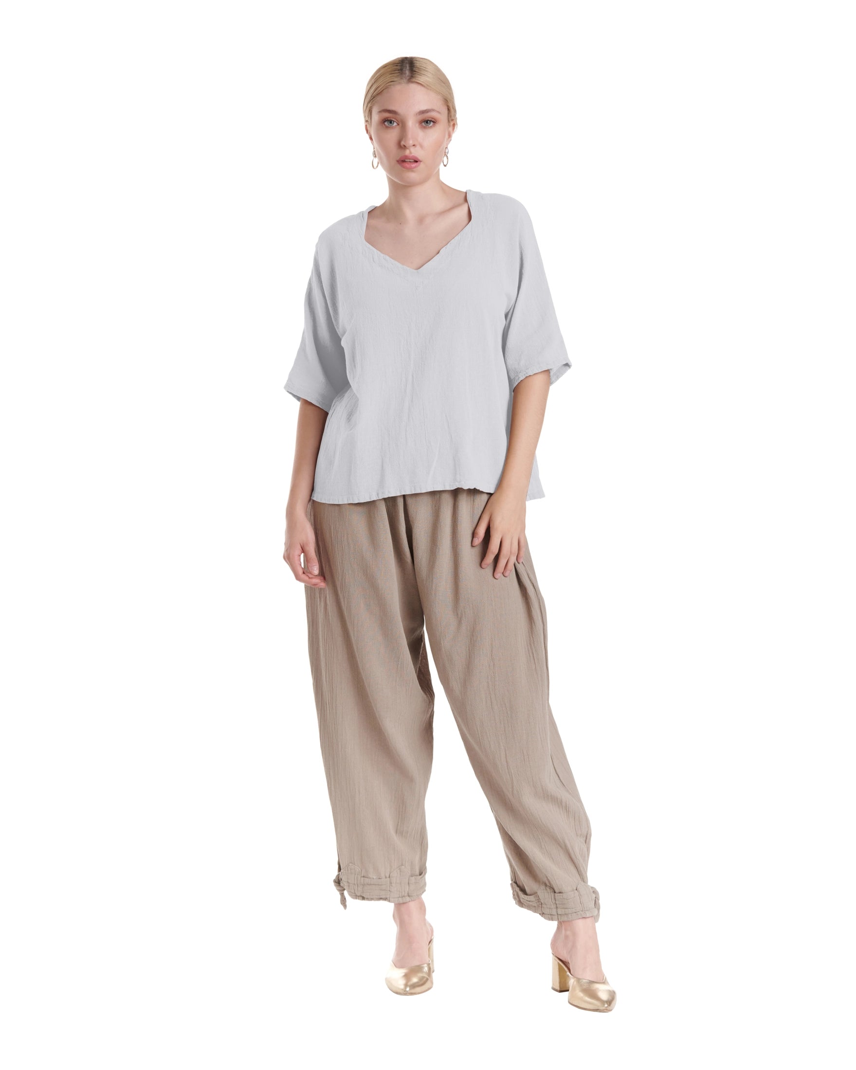Erin Cotton Gauze Blouse-Oh My Gauze