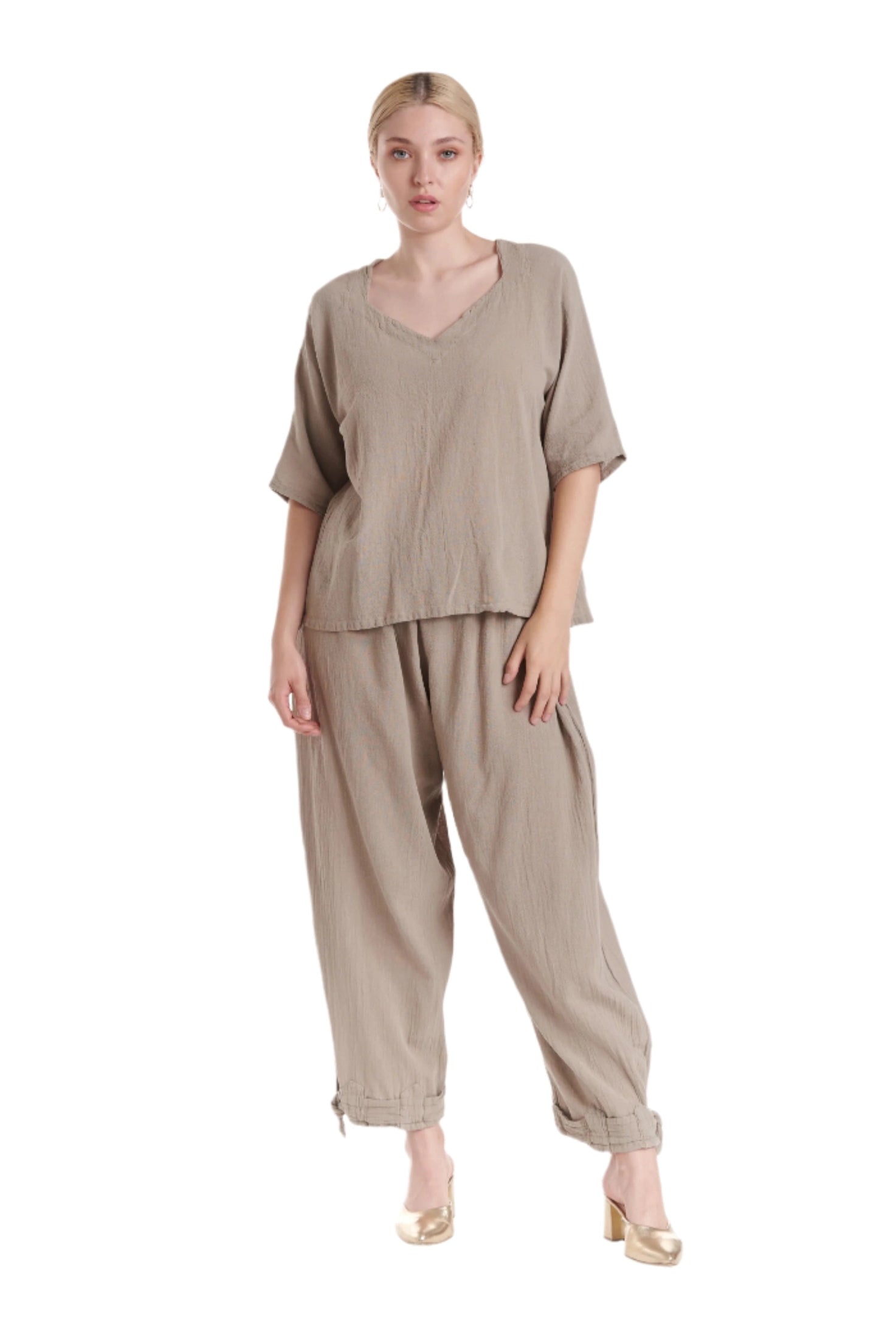 Erin Cotton Gauze Blouse-Oh My Gauze