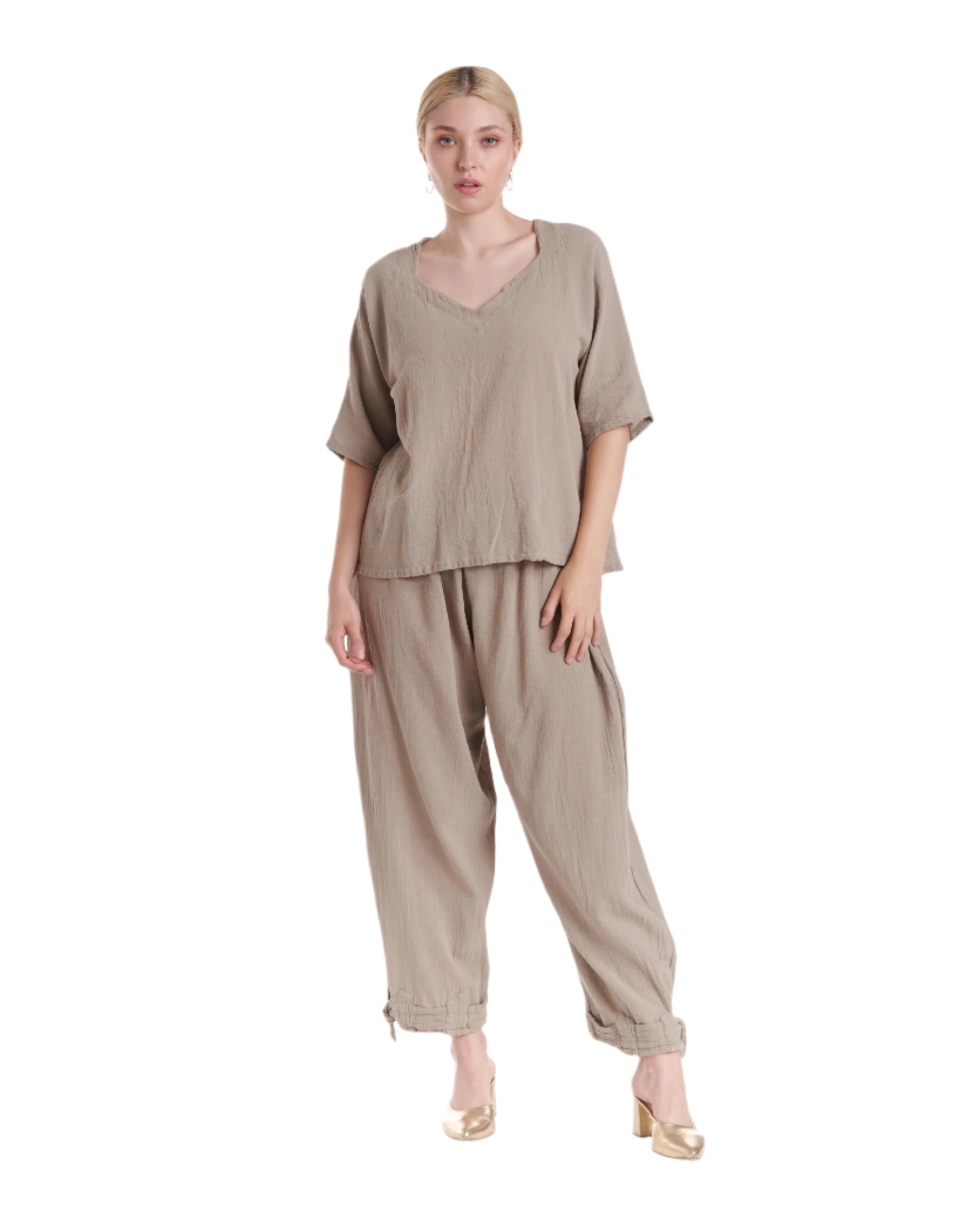 Erin Cotton Gauze Blouse-Oh My Gauze