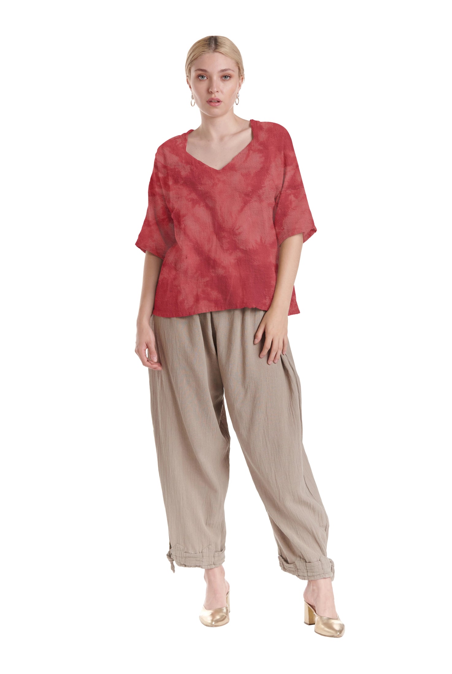 Erin Cotton Gauze Blouse-Oh My Gauze