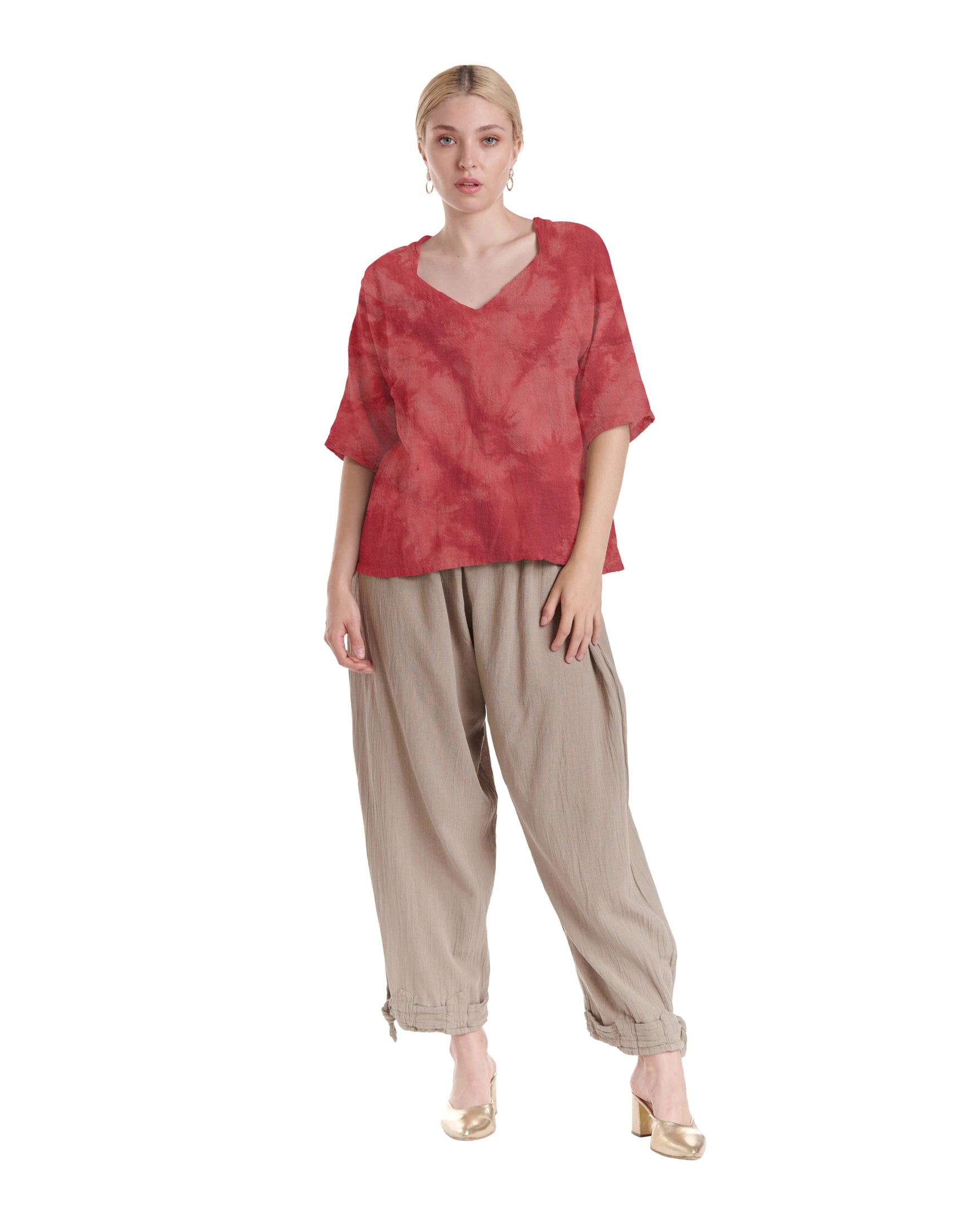 Erin Cotton Gauze Blouse-Oh My Gauze