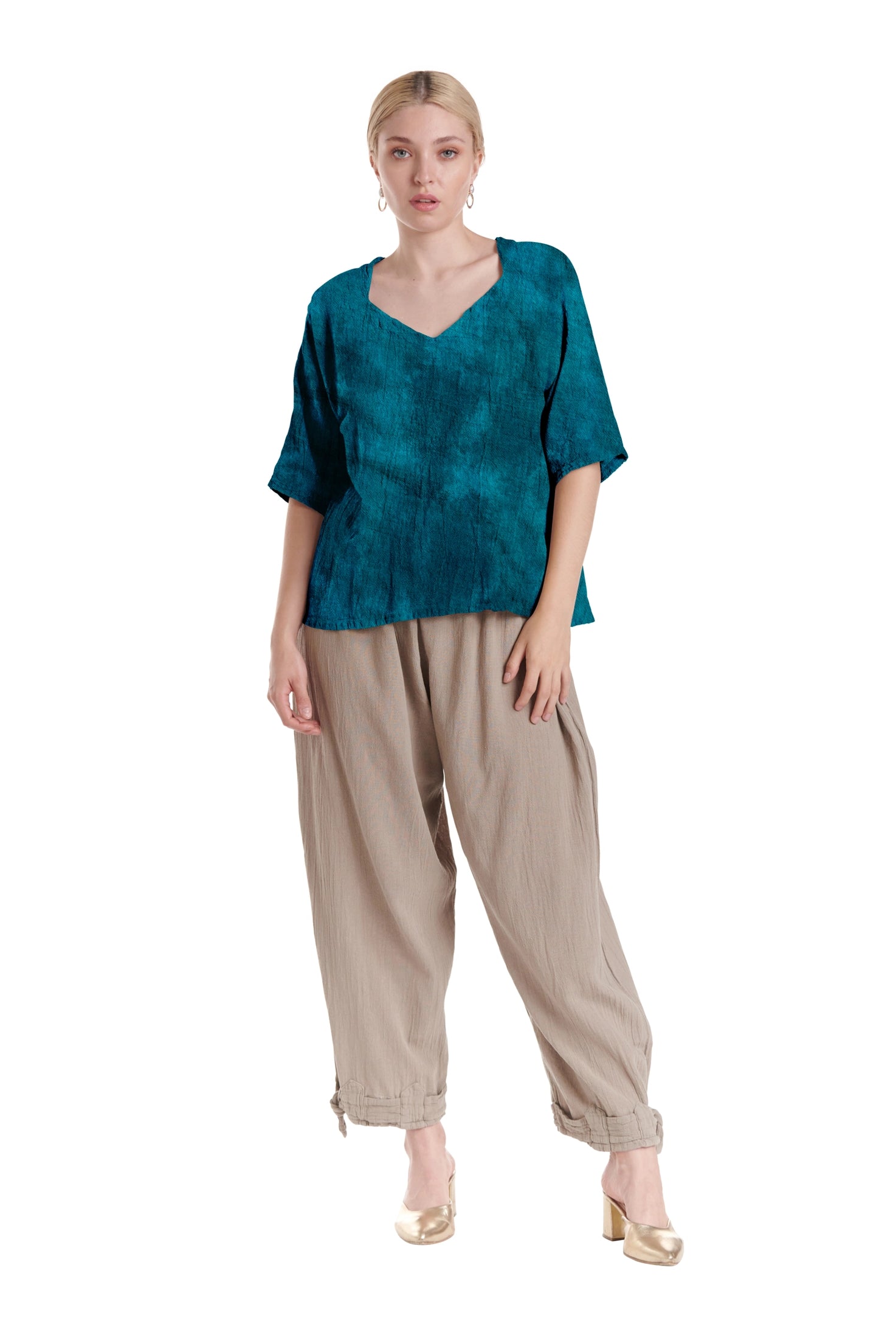 Erin Cotton Gauze Blouse-Oh My Gauze