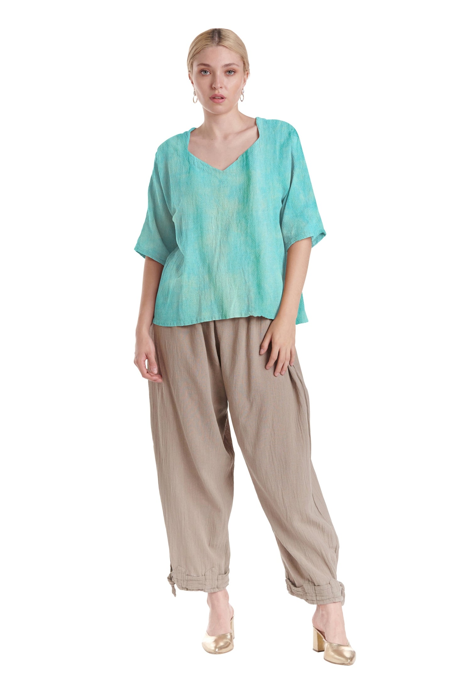 Erin Cotton Gauze Blouse-Oh My Gauze