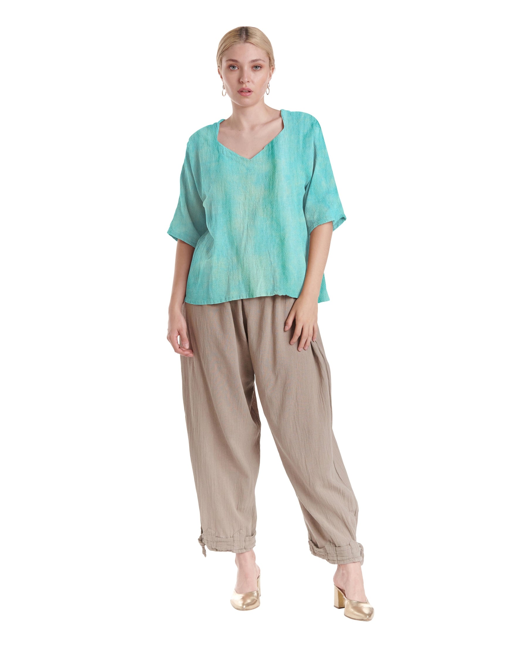 Erin Cotton Gauze Blouse-Oh My Gauze