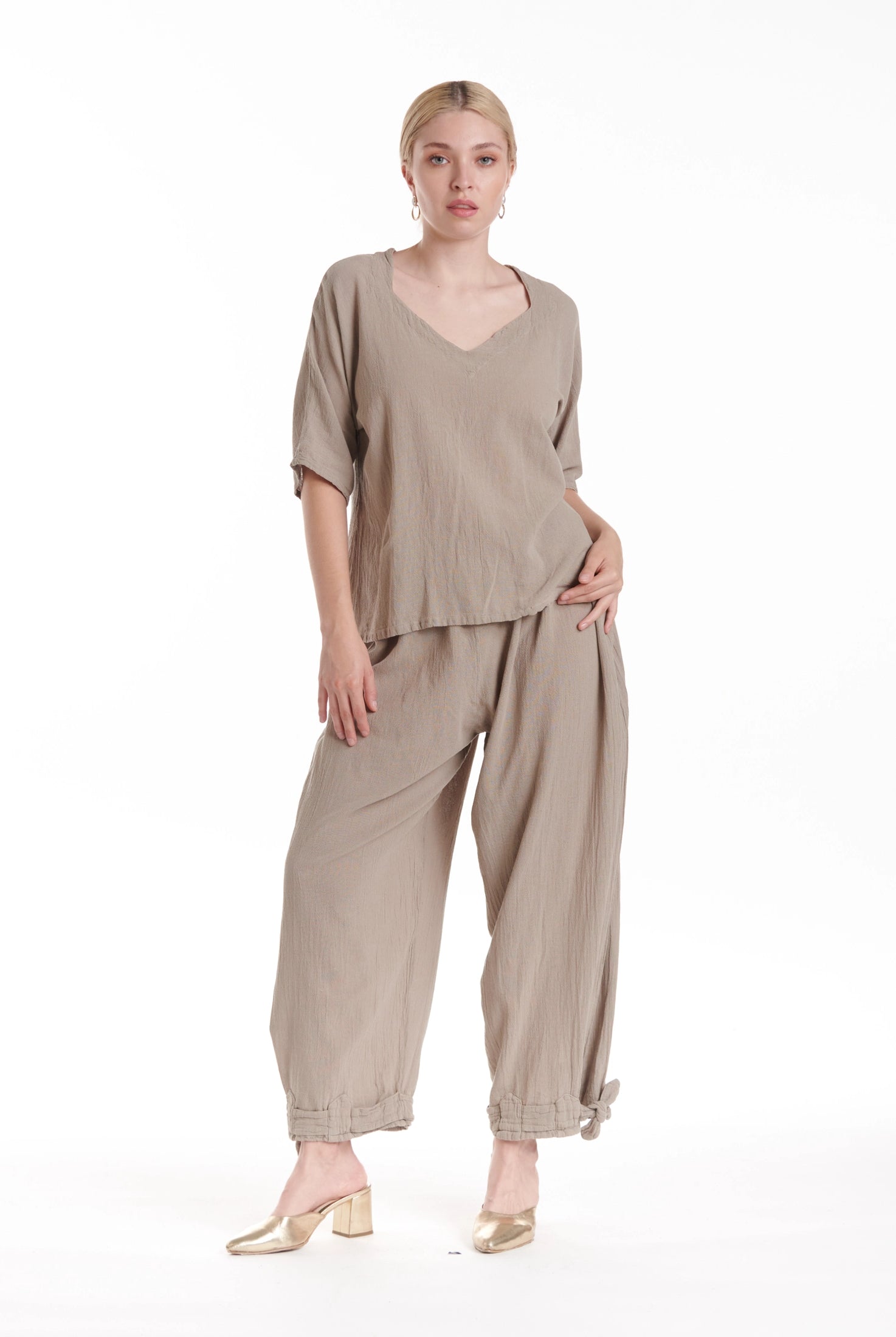 Erin Cotton Gauze Blouse-Oh My Gauze