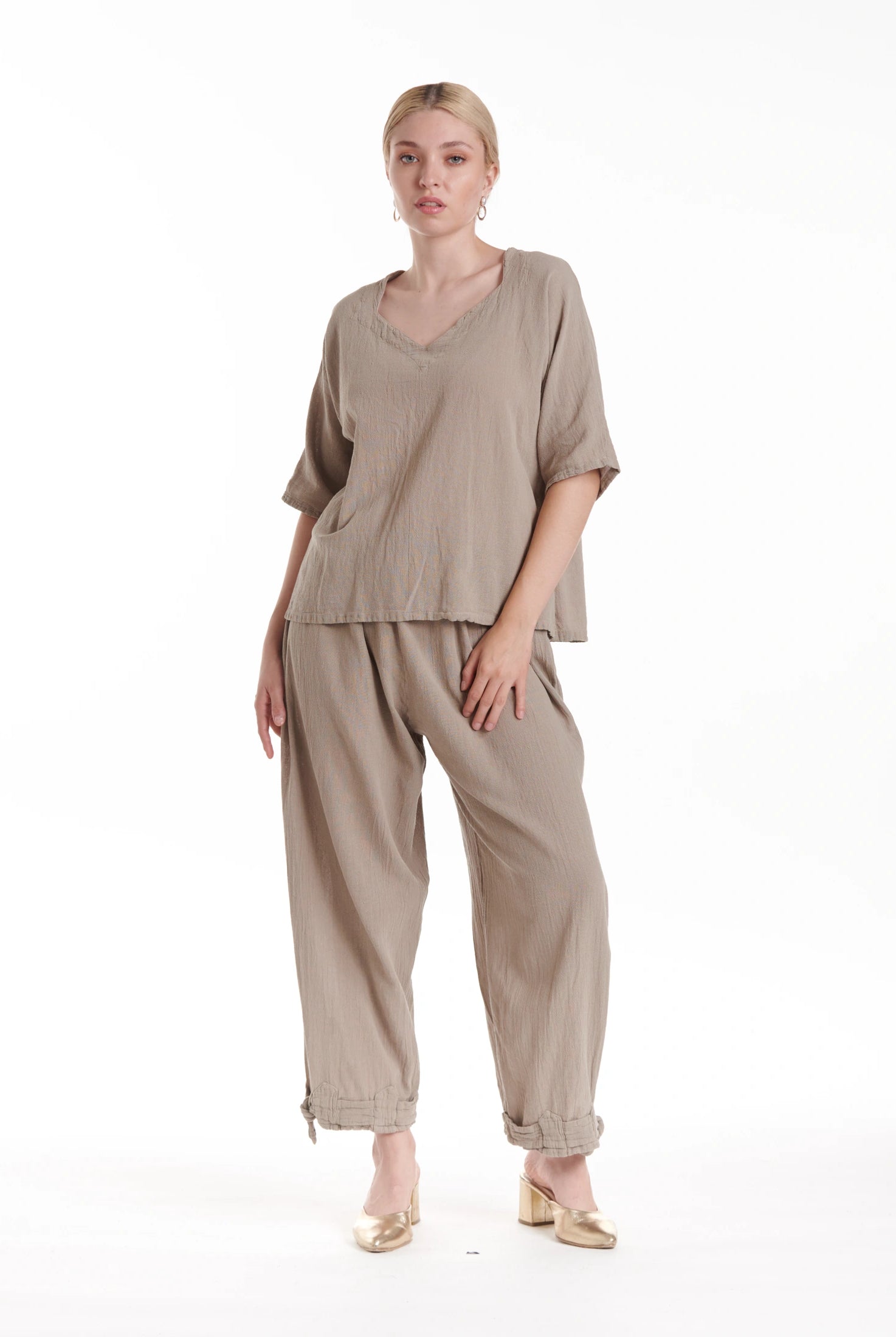 Erin Cotton Gauze Blouse-Oh My Gauze