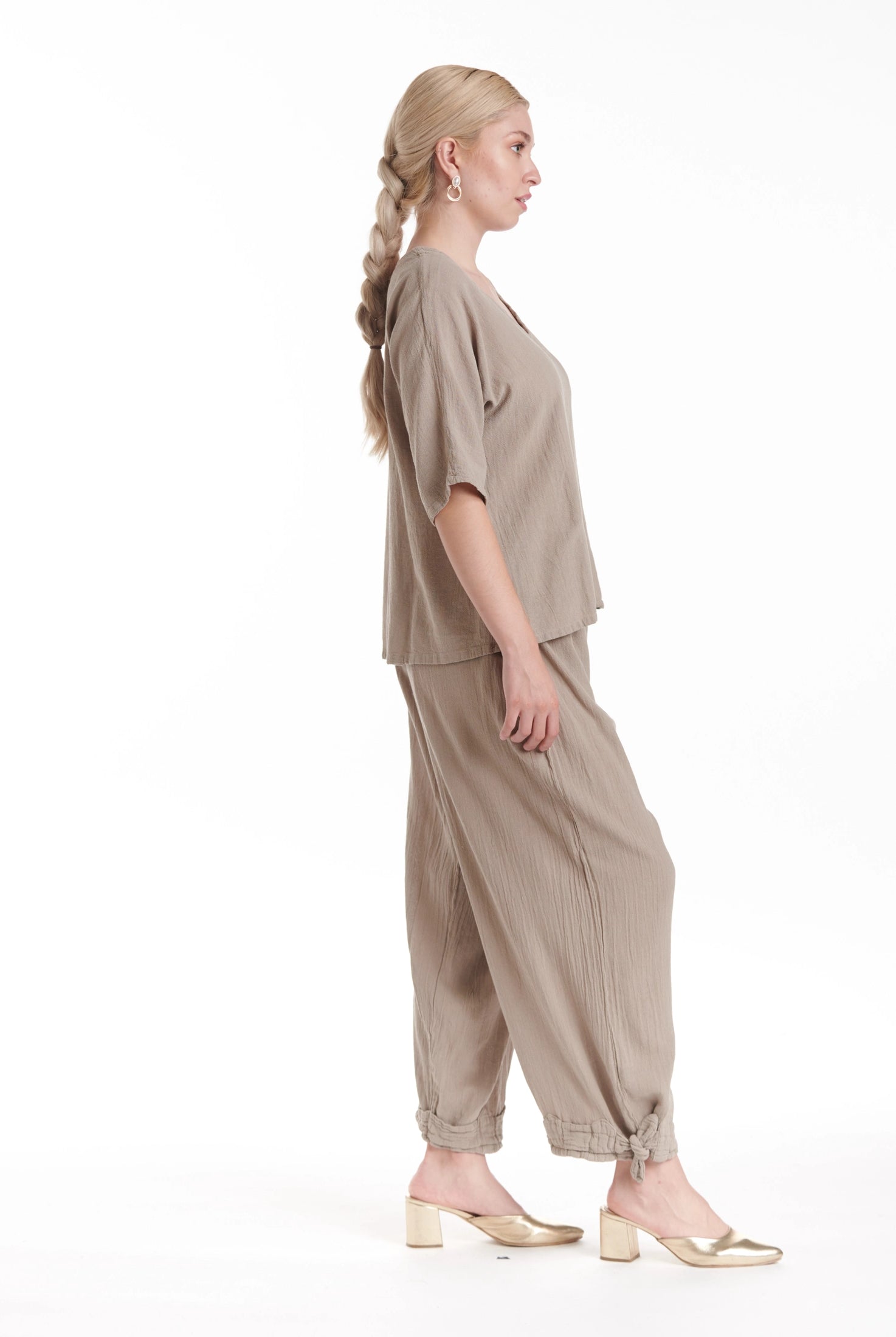 Erin Cotton Gauze Blouse-Oh My Gauze