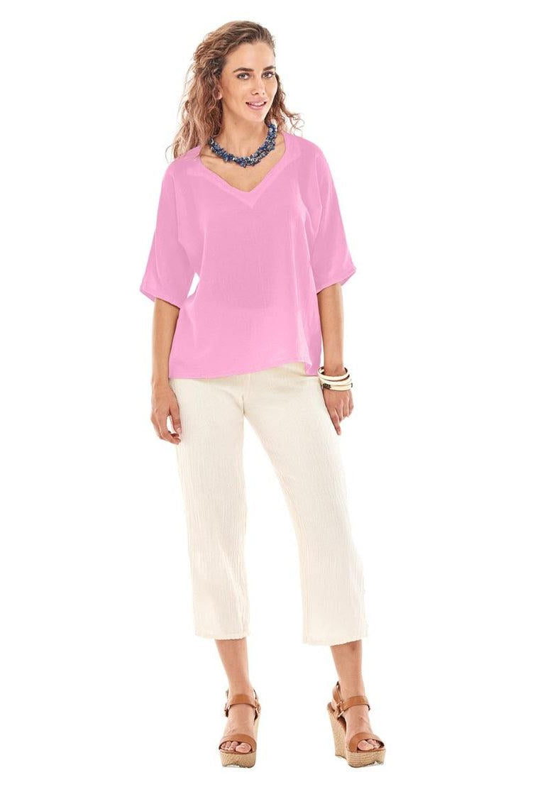 Erin Cotton Gauze Blouse-Oh My Gauze