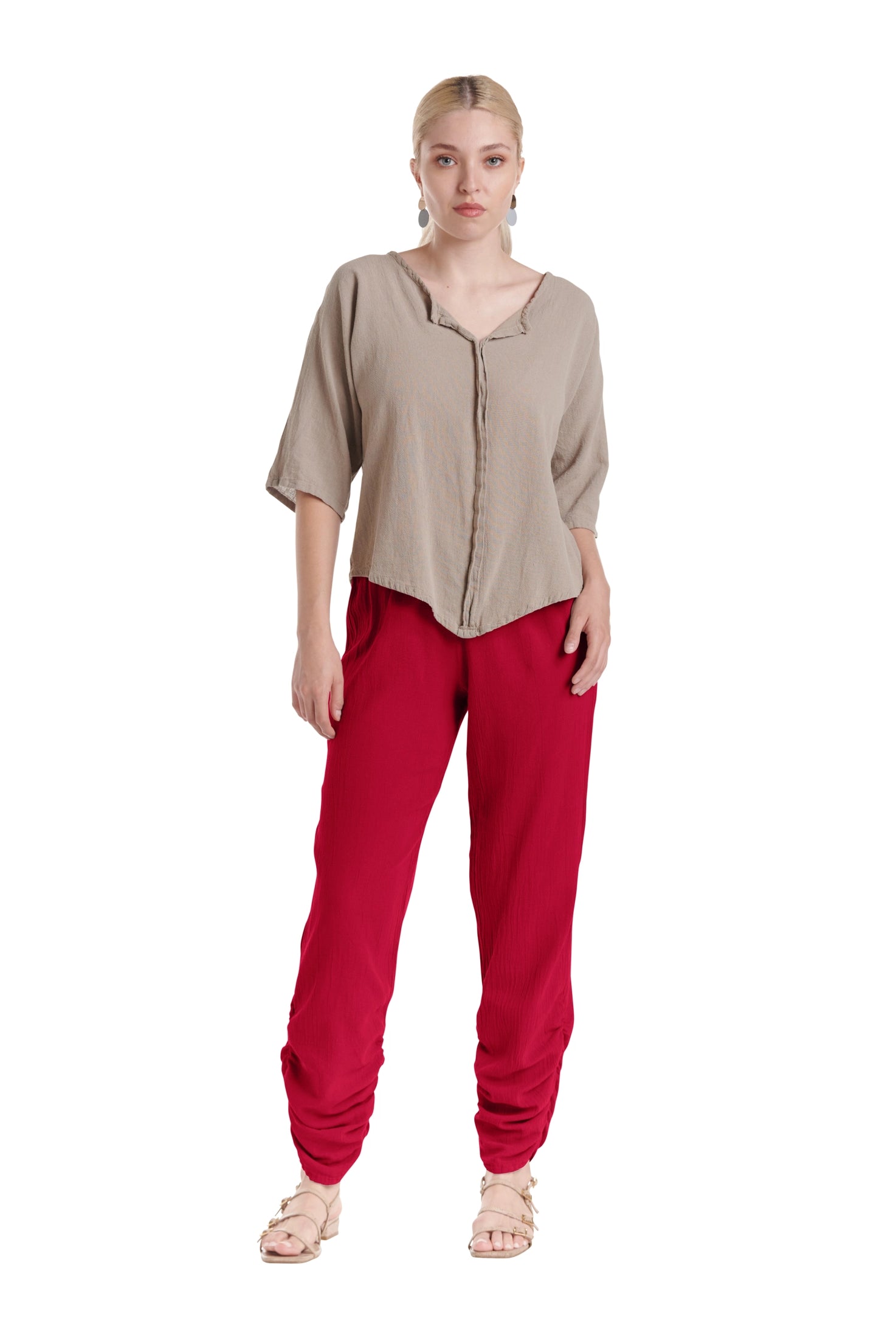 Essie Cotton Gauze Pants-Oh My Gauze